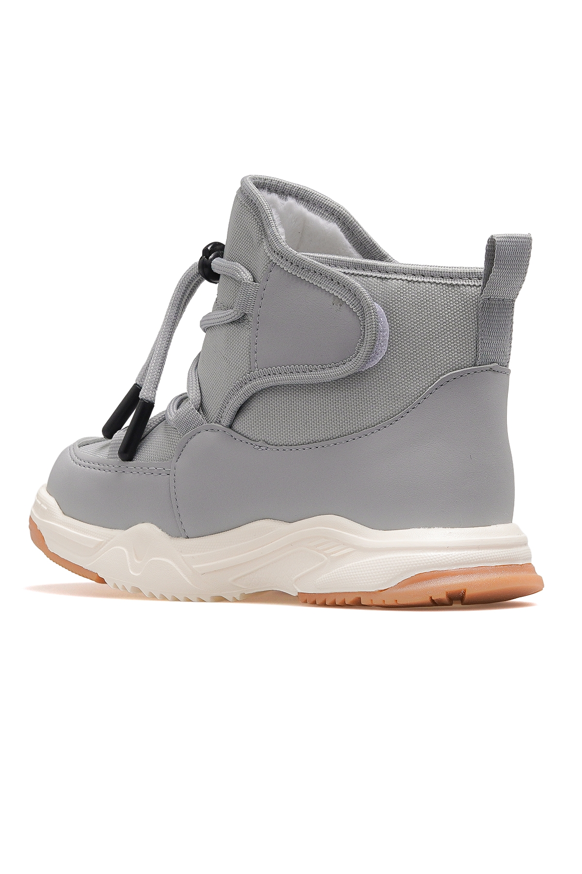 Bull Erkek Çocuk Kürklü Hafif Taban Günlük Bot 25k 946.434 Pe Gri - Görsel 4