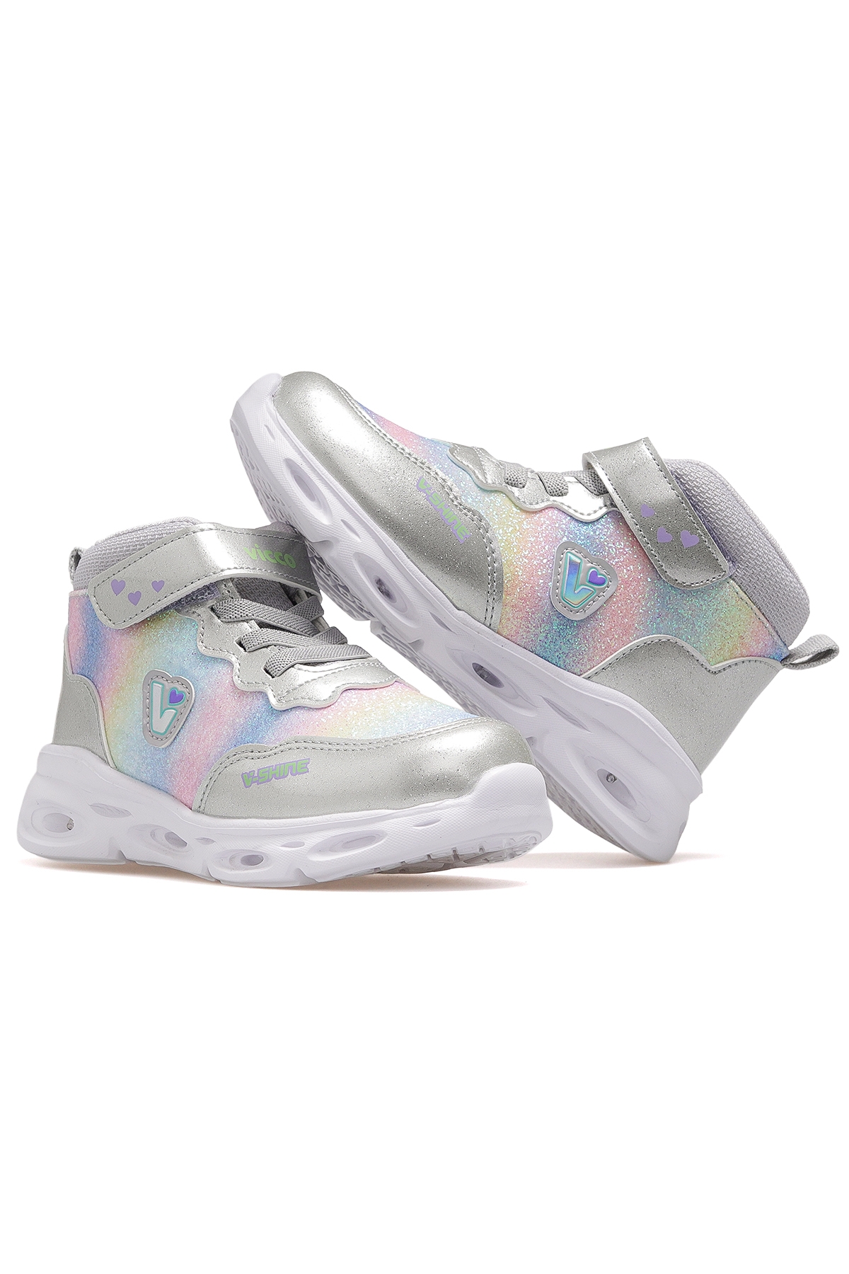 Poni Kız Çocuk Işıklı Hafif Bot 25k 946.430 Pk Gümüş - Görsel 7