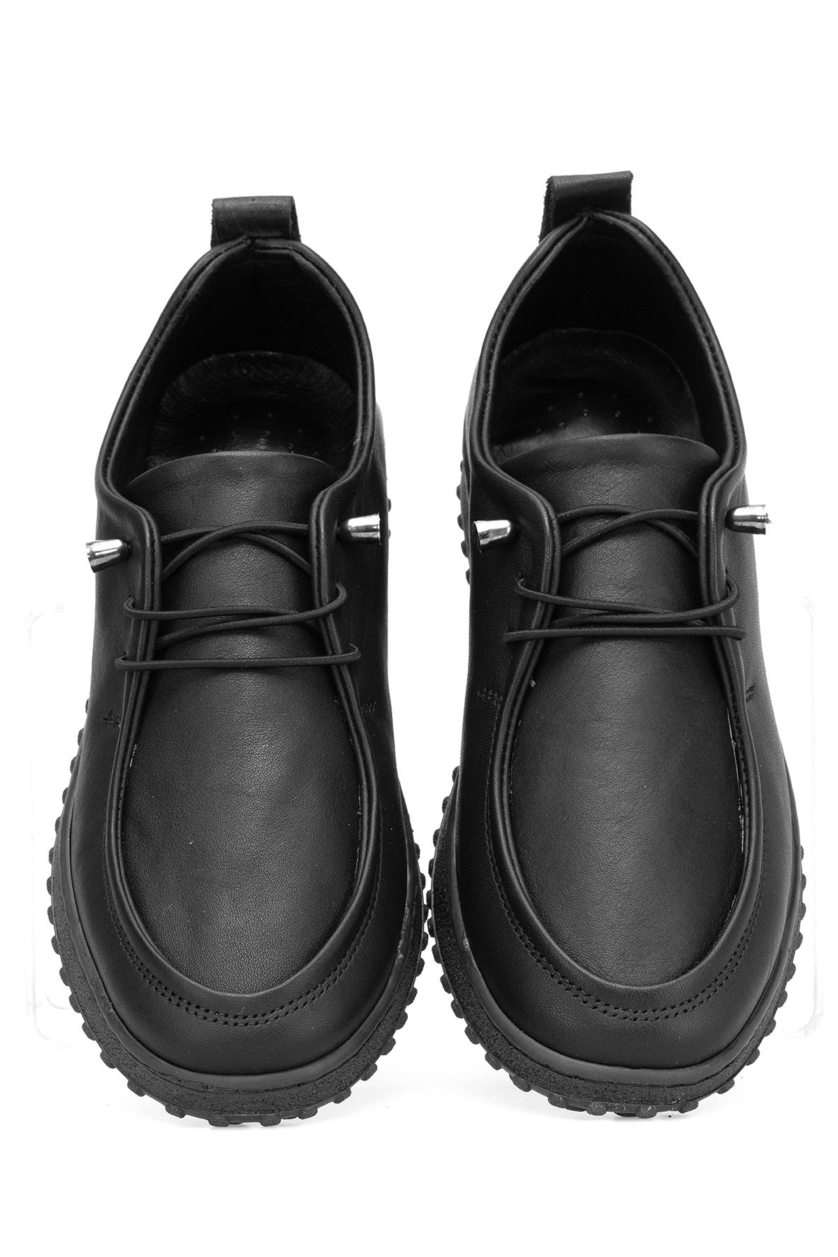 Elit ASSCL100 Kadın Hakiki Deri Casual Ayakkabı Siyah - Görsel 6