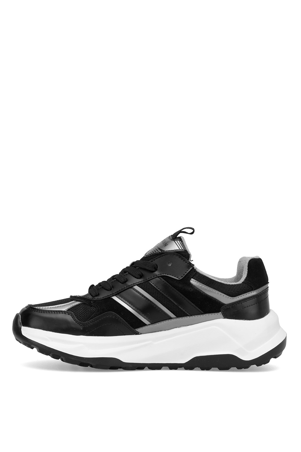 112230235 Eduard Erkek Hakiki Deri Klasik Sneaker Siyah - Görsel 4