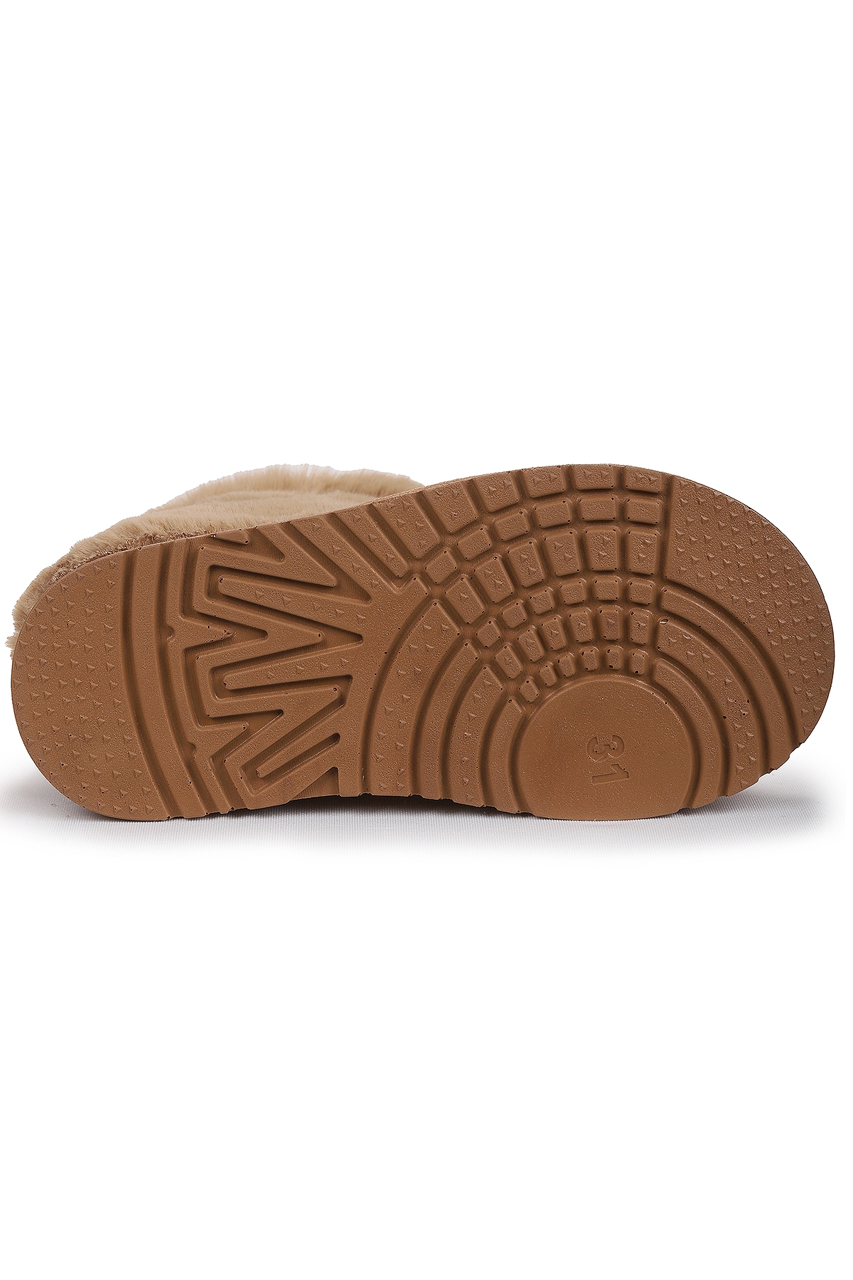 Nera Kürklü Kız Çocuk Süet Bot Ayakkabı Taba - Görsel 6