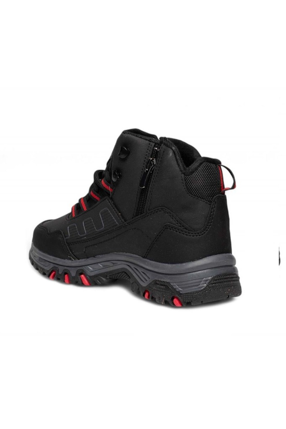 Magg Poınt 888-26 Deri Anatomik Bot Siyah Kırmızı 36-40 - Görsel 4