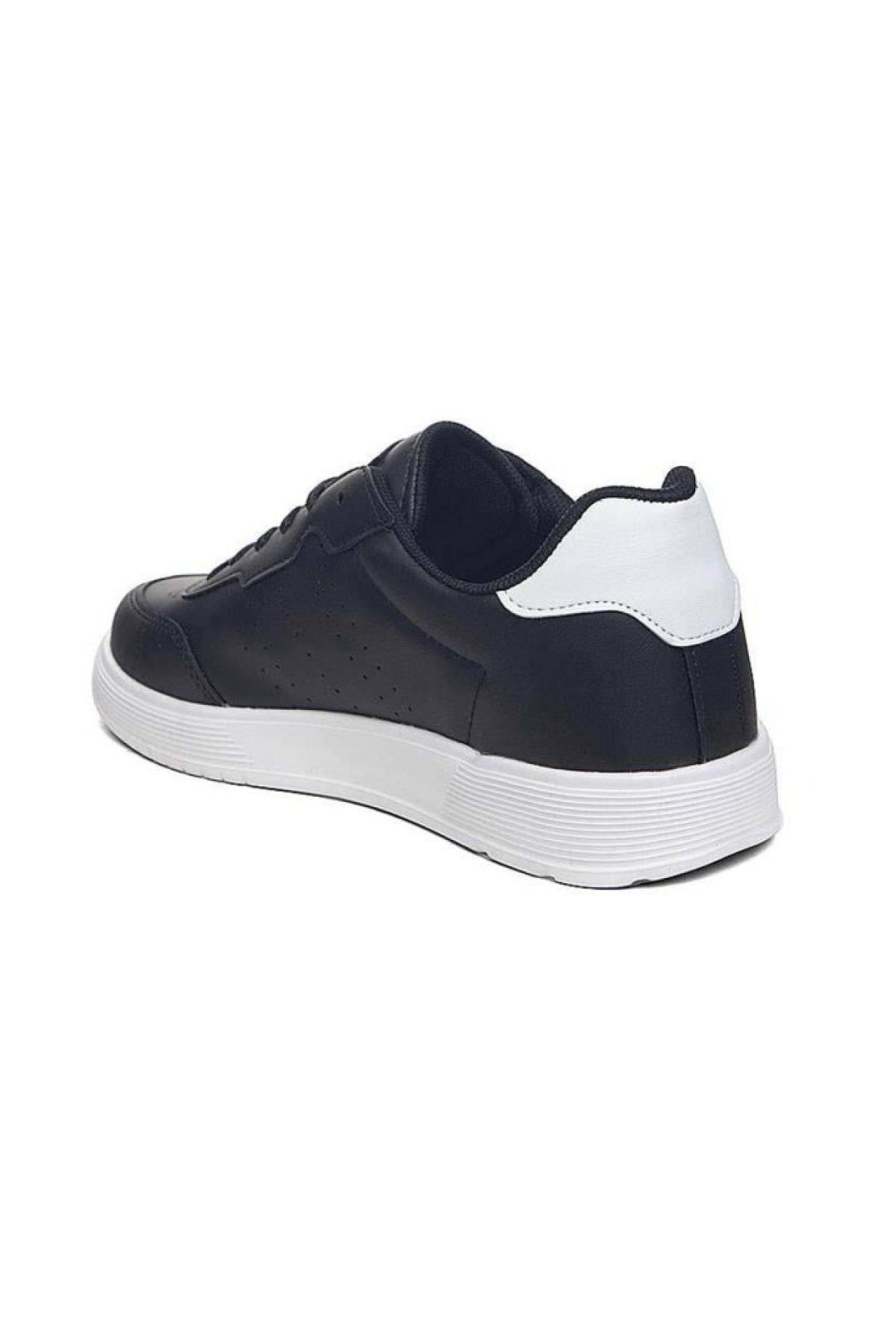 Dark Step 158-26 Cilt Deri Anatomik Erkek Sneaker Siyah-Beyaz - Görsel 4