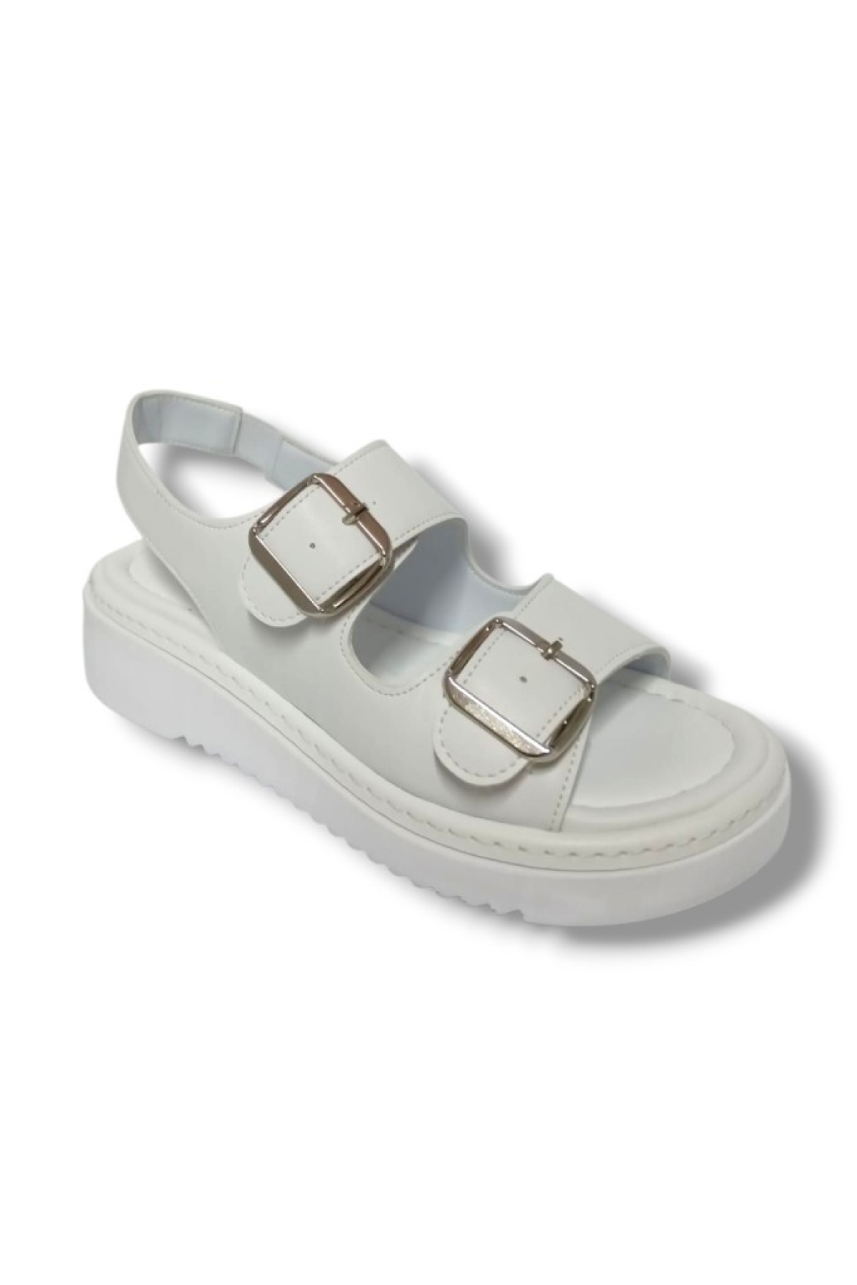 602-25 Antomik Dolgu Topuk Kadın Sandalet - Görsel 2