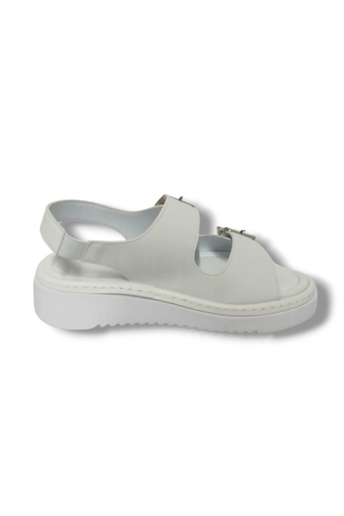 602-25 Antomik Dolgu Topuk Kadın Sandalet - Görsel 4