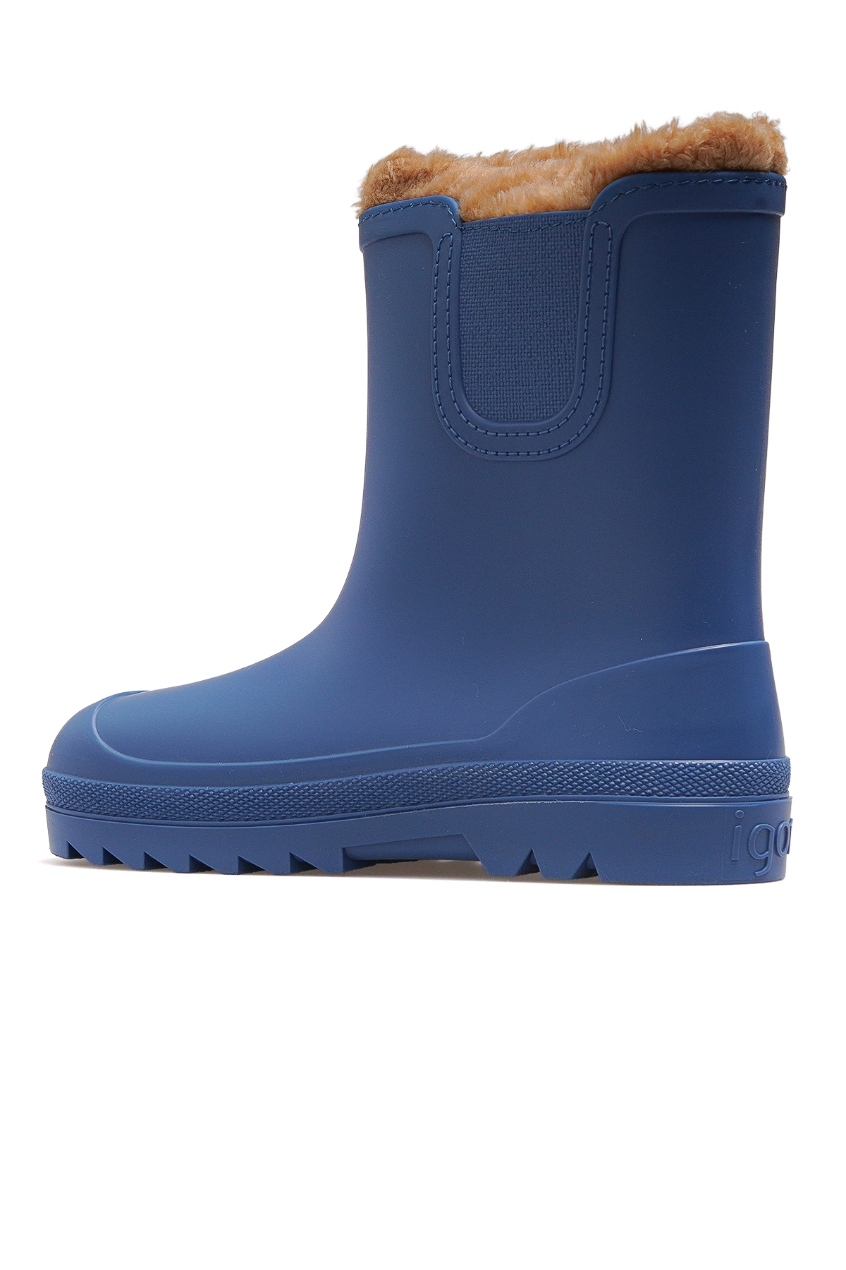 Verona Borreguito Unısex Çocuk Kürklü Su Geçirmez Çizme 25k W10340 Mavi - Görsel 4