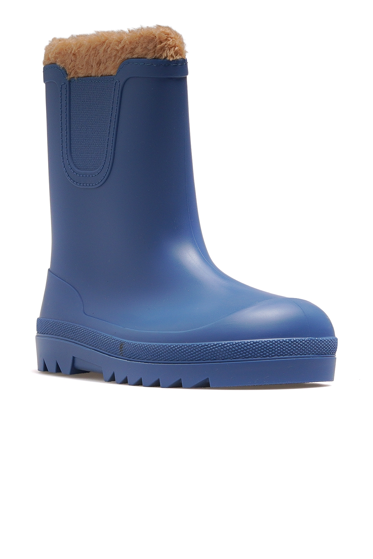Verona Borreguito Unısex Çocuk Kürklü Su Geçirmez Çizme 25k W10340 Mavi - Görsel 5