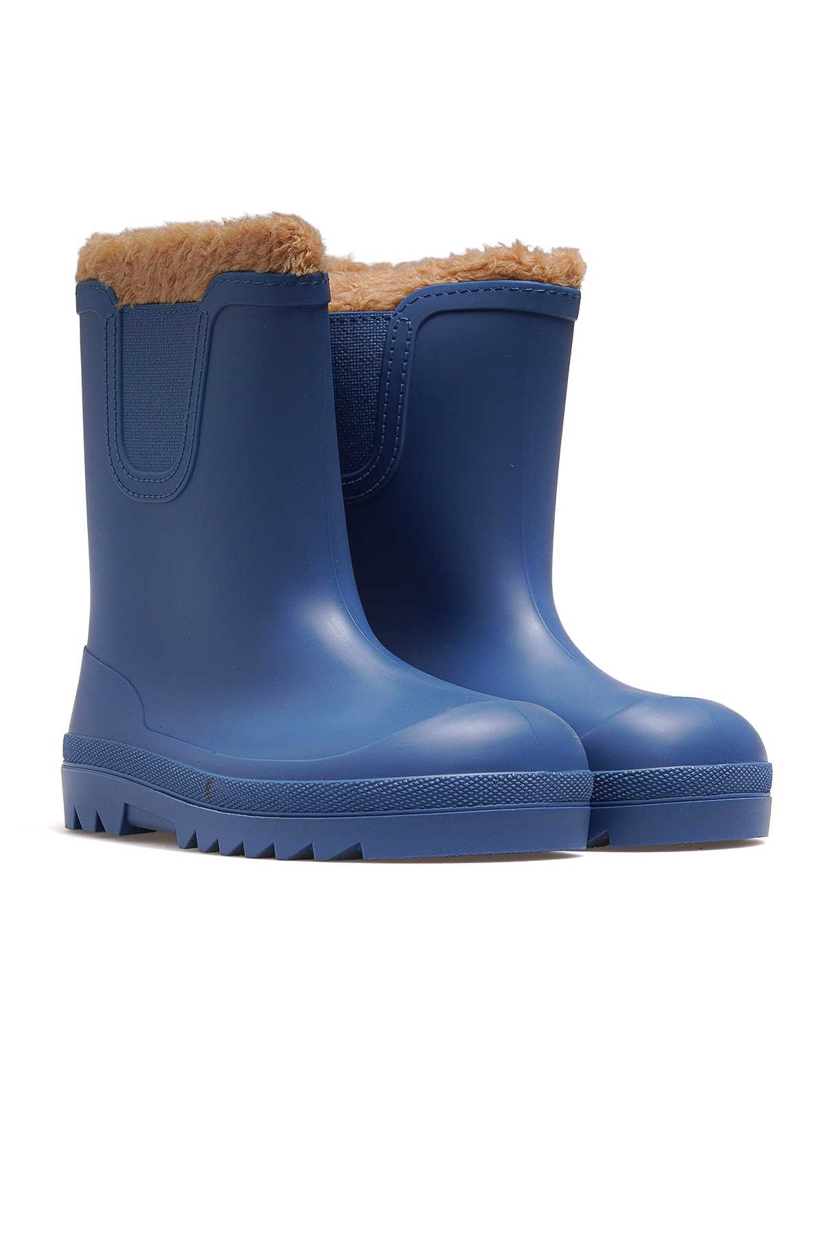 Verona Borreguito Unısex Çocuk Kürklü Su Geçirmez Çizme 25k W10340 Mavi - Görsel 6