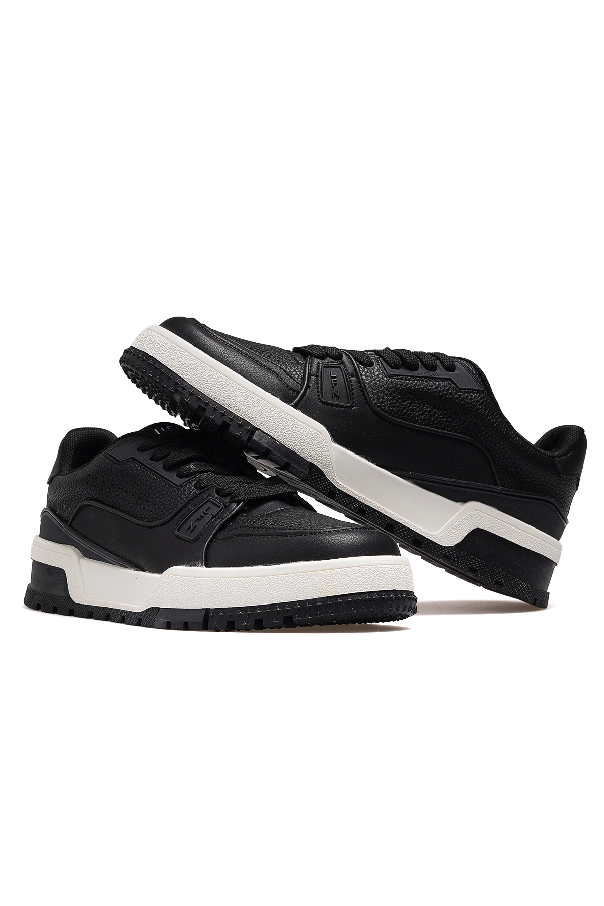 Albert Erkek Deri Sneakar Günlük Ayakkabı 25k 112230250 M Siyah - Görsel 7