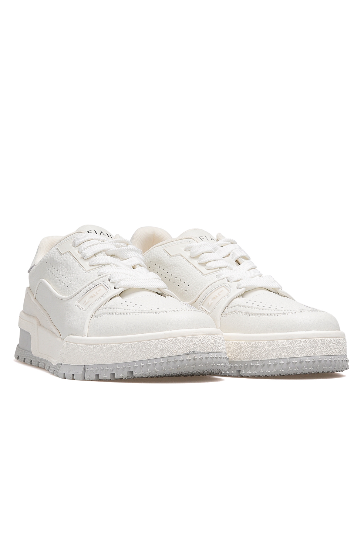 Albert Erkek Deri Sneakar Günlük Ayakkabı 25k 112230250 M Beyaz - Görsel 6