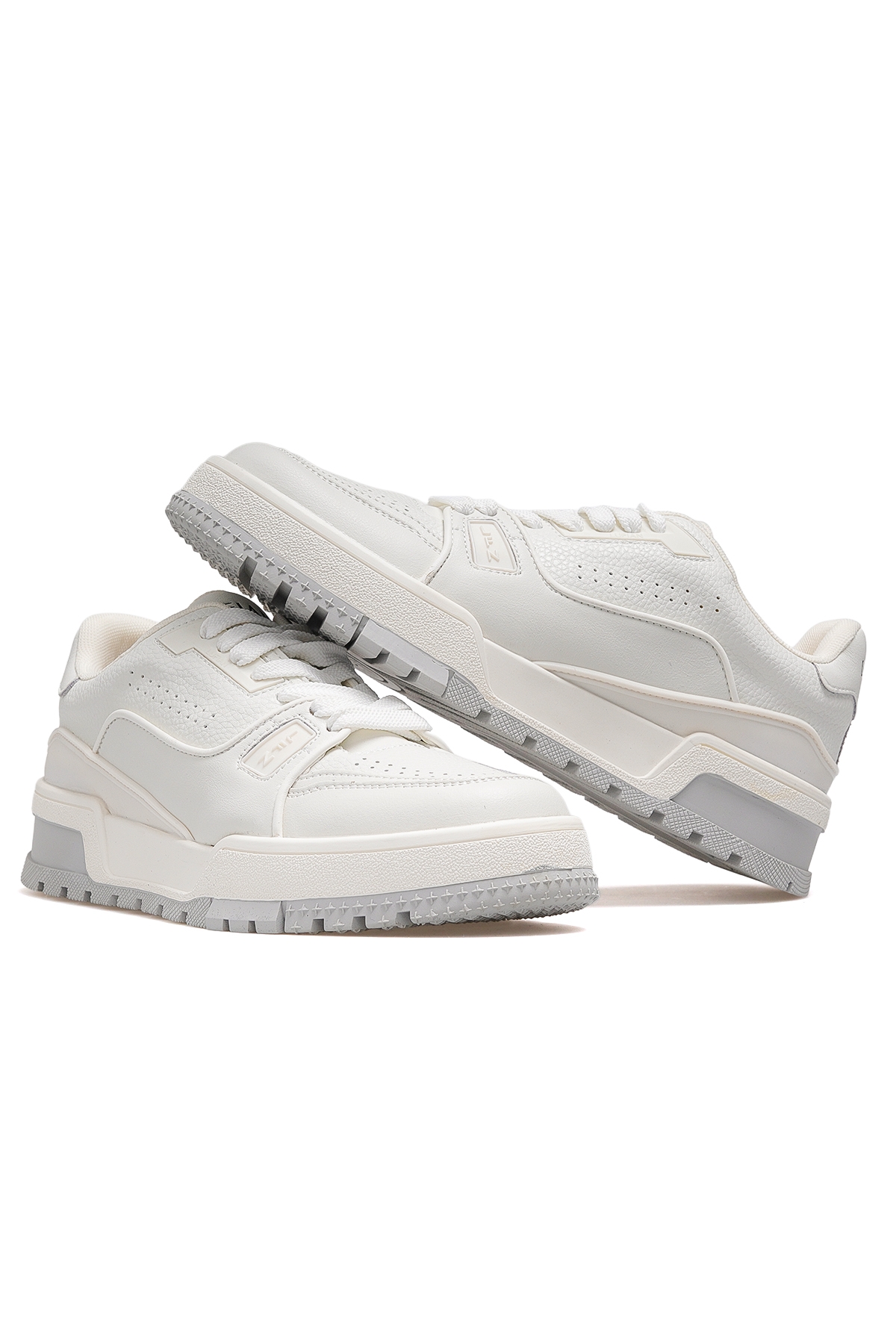 Albert Erkek Deri Sneakar Günlük Ayakkabı 25k 112230250 M Beyaz - Görsel 7