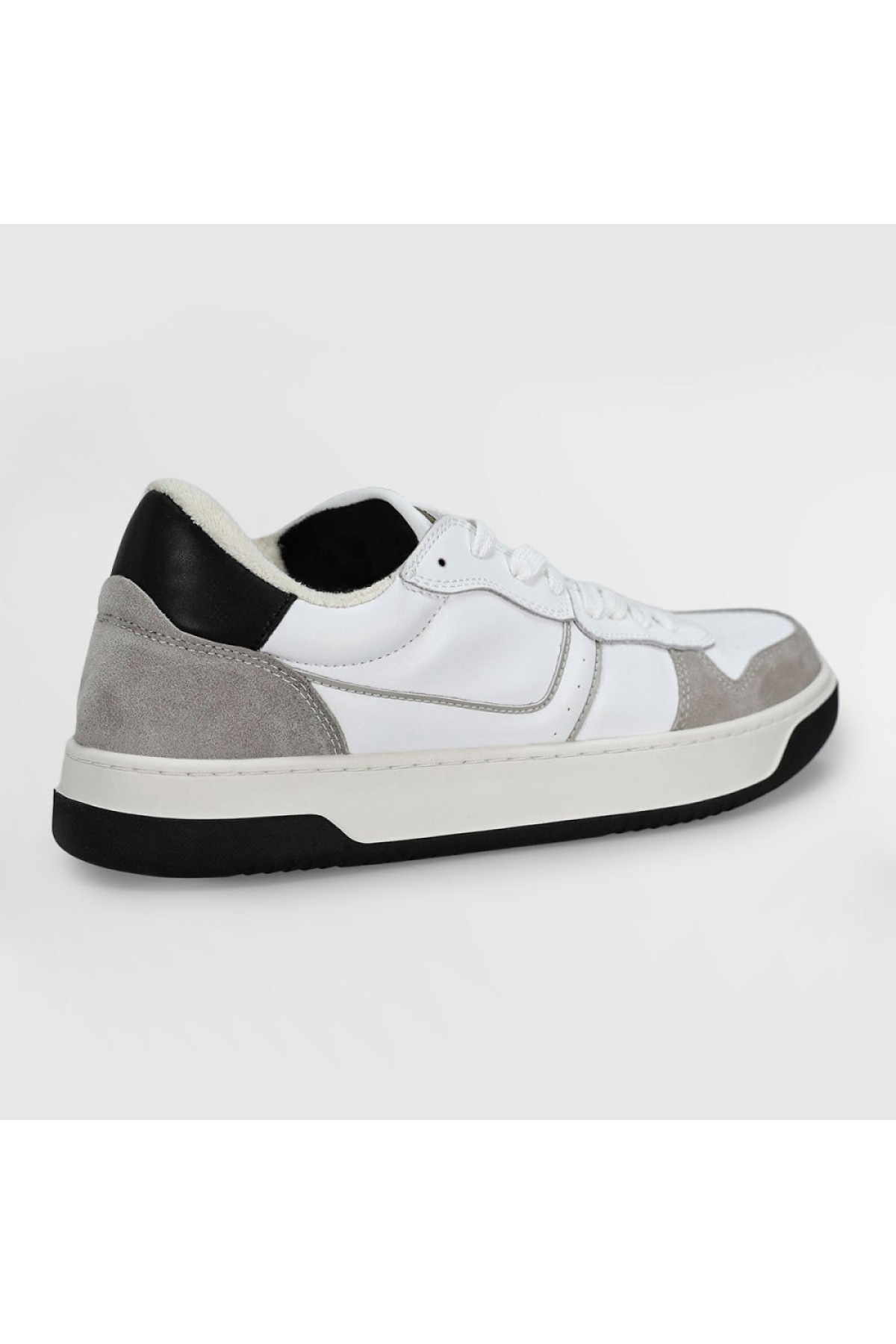 Lufıan Jack Erkek Deri Beyaz Spor Ayakkabı 112230229 - Görsel 4