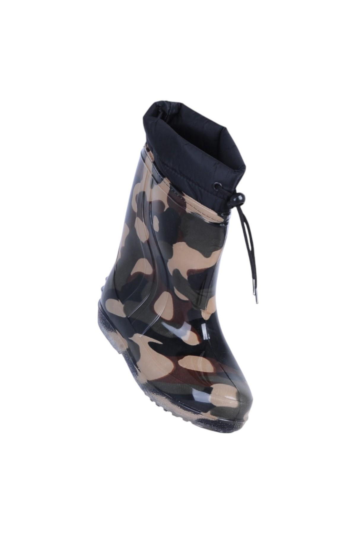 Skuaıter Haki Paraşüt Termal Kürklü Erkek Çocuk Çizme Bot - Görsel 3