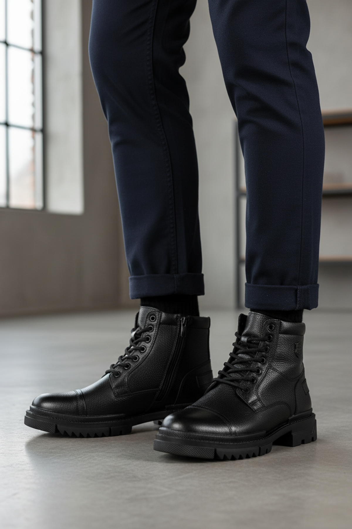 DIDA 4PR Siyah Erkek Postal - Görsel 3