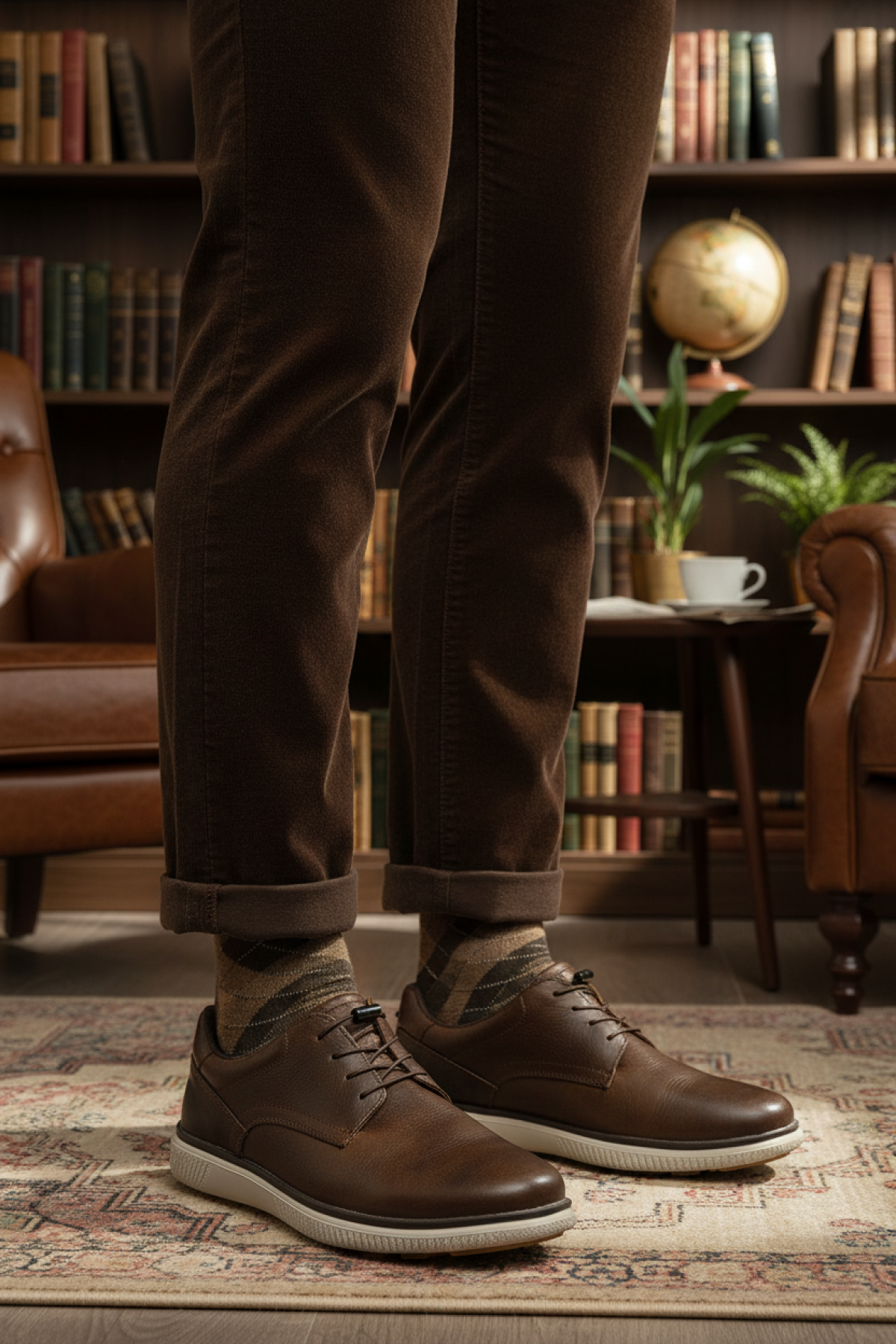 Polaris 5 Nokta 109051.M 5PR Kahverengi Erkek Comfort Ayakkabı - Görsel 3