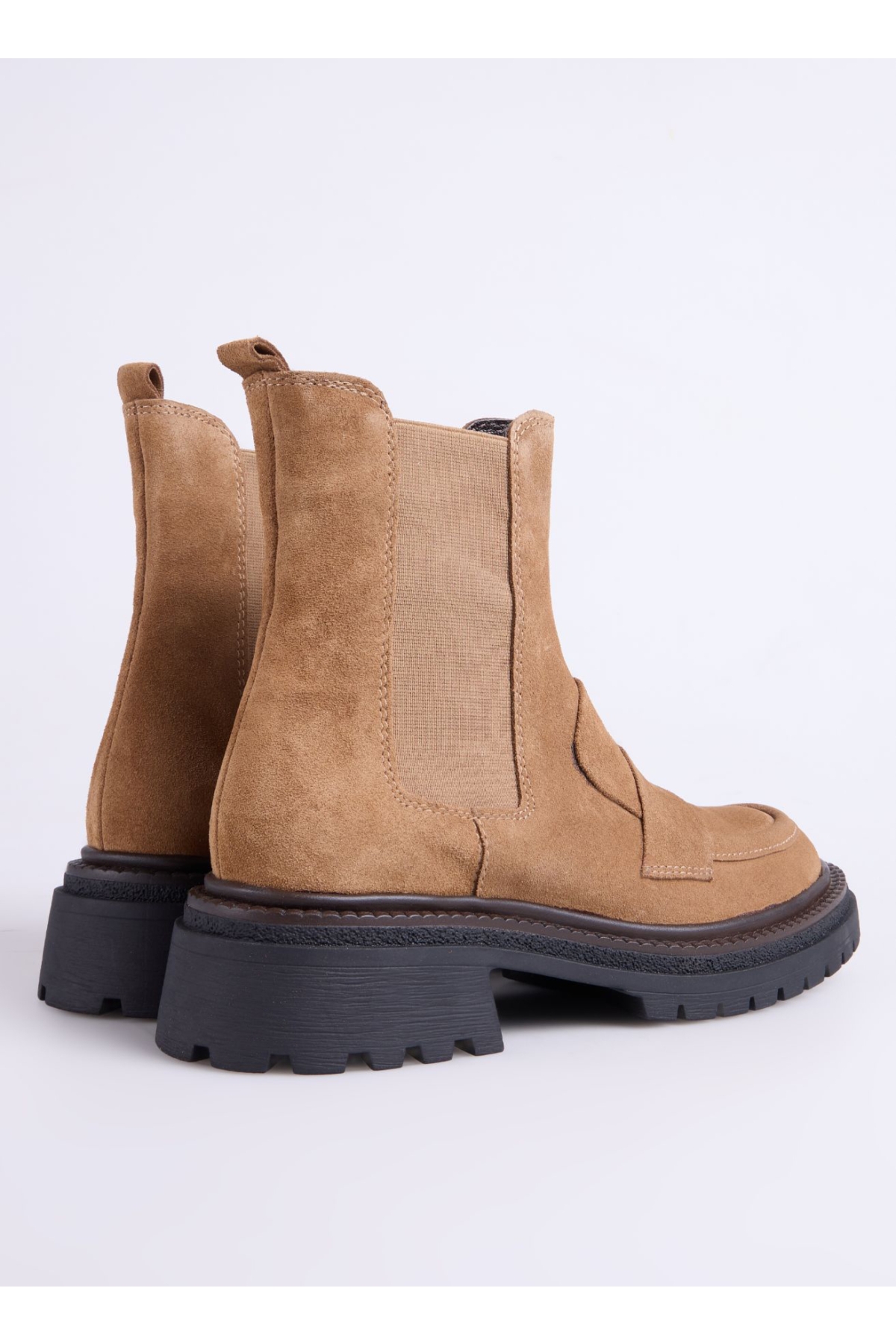 Fabrika Fabrika Kahverengi Camel Kadın Bot D-DRINA | Flo Kahverengi - 4. görsel