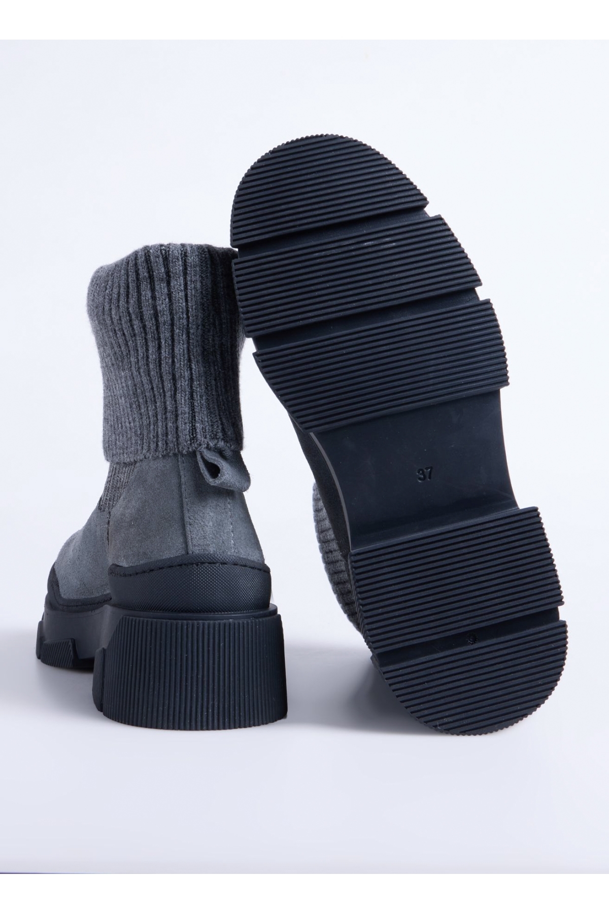 Fabrika Fabrika Gri Antrasit Kadın Bot D-ELODIA | Flo Gri - 5. görsel