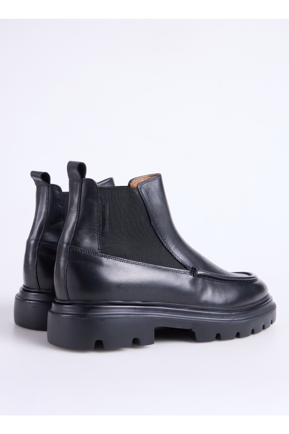 Fabrika Fabrika Siyah Erkek Deri Bot WOLF-COTY | Flo Siyah - 4. görsel