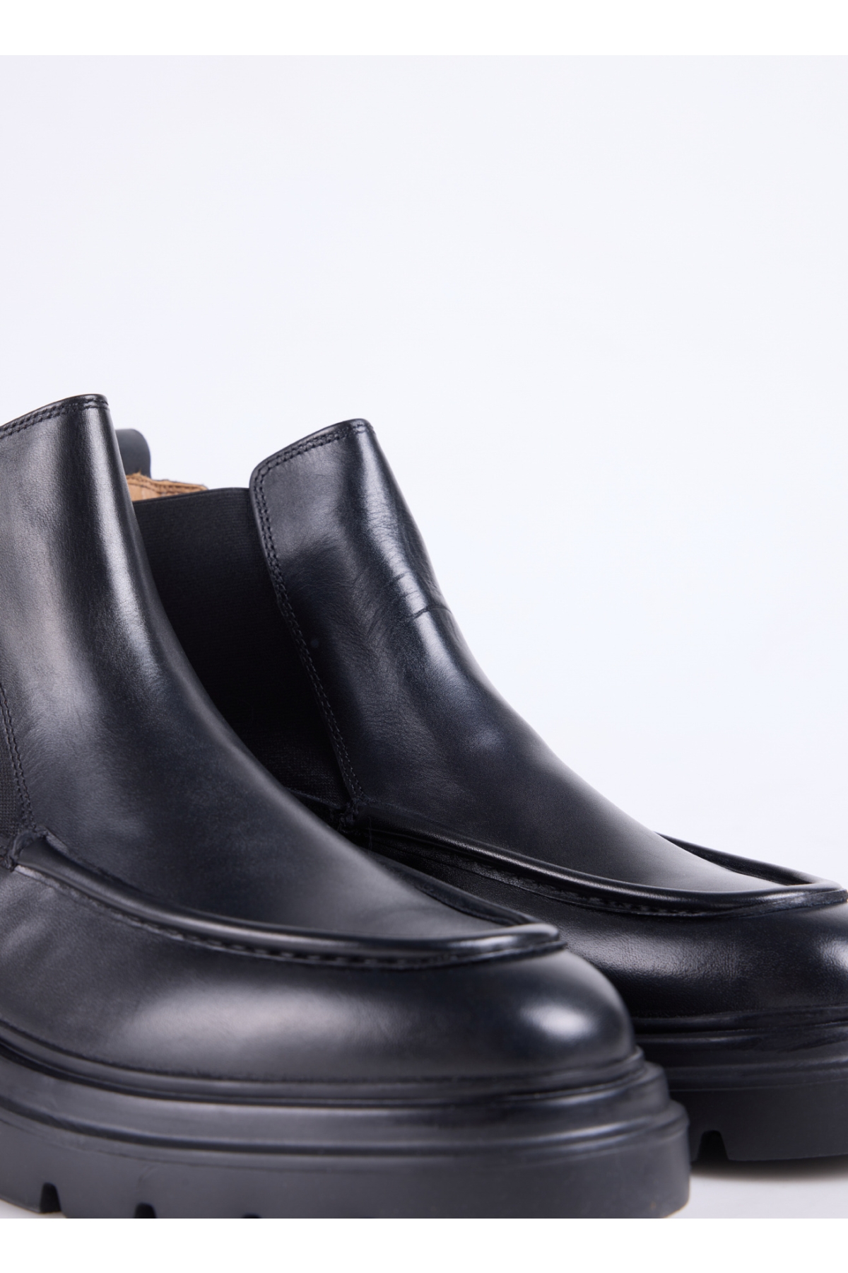 Fabrika Fabrika Siyah Erkek Deri Bot WOLF-COTY | Flo Siyah - 6. görsel