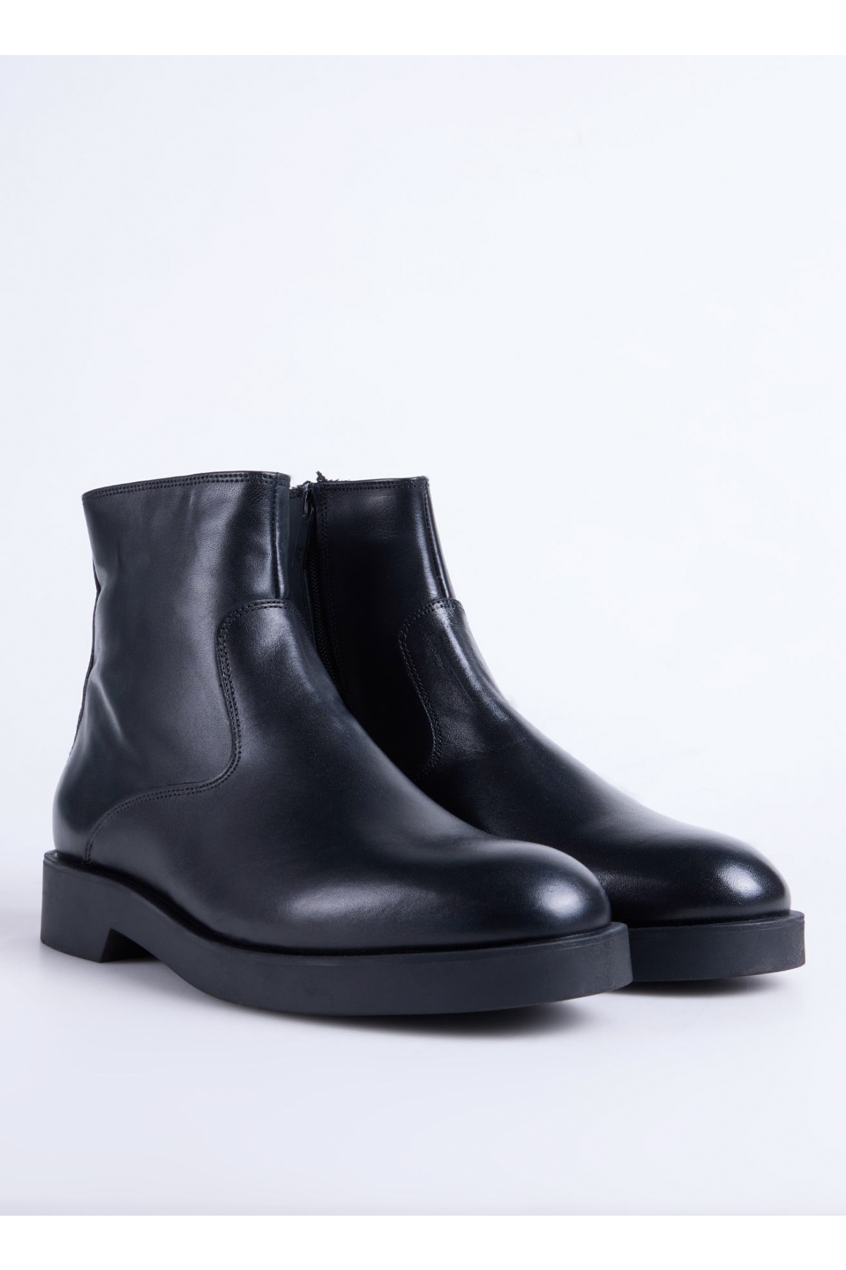 Fabrika Fabrika Deri Siyah Erkek Bot HENEL-BODHI | Flo Siyah - 3. görsel