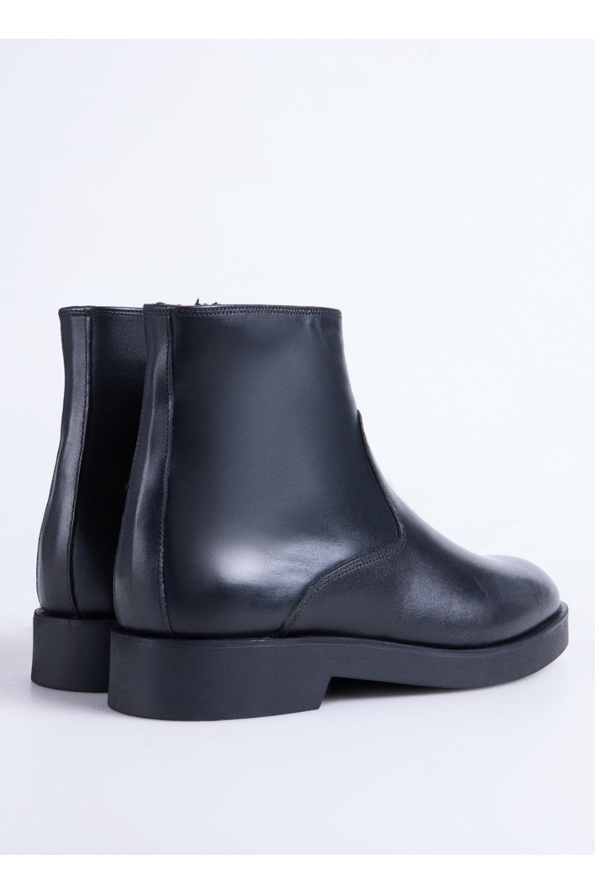 Fabrika Fabrika Deri Siyah Erkek Bot HENEL-BODHI | Flo Siyah - 4. görsel