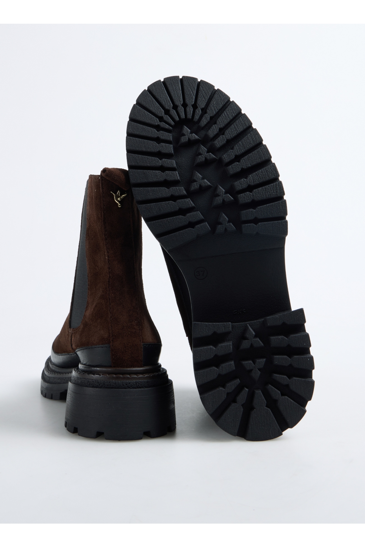 Fabrika Fabrika Kahverengi Kahve Kadın Bot D-DUNJA Flo'da! Kahverengi - 5. görsel