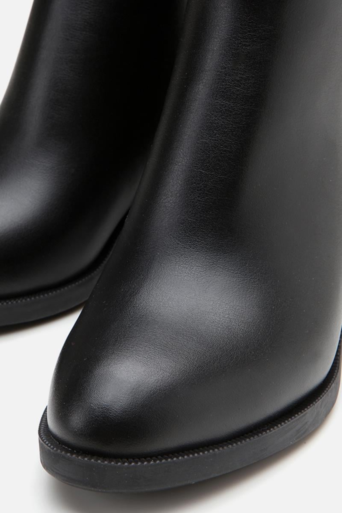 Kadın Fermuarlı Topuklu Bot - Görsel 4