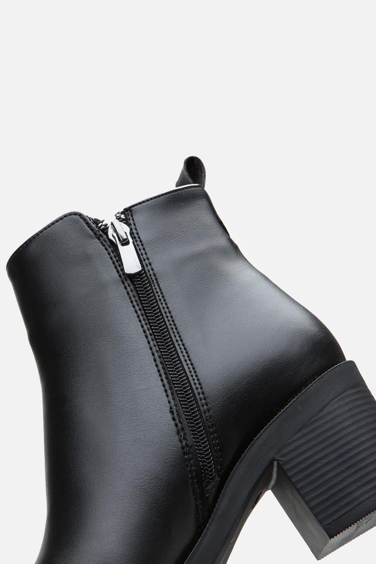 Kadın Fermuarlı Topuklu Bot - Görsel 6