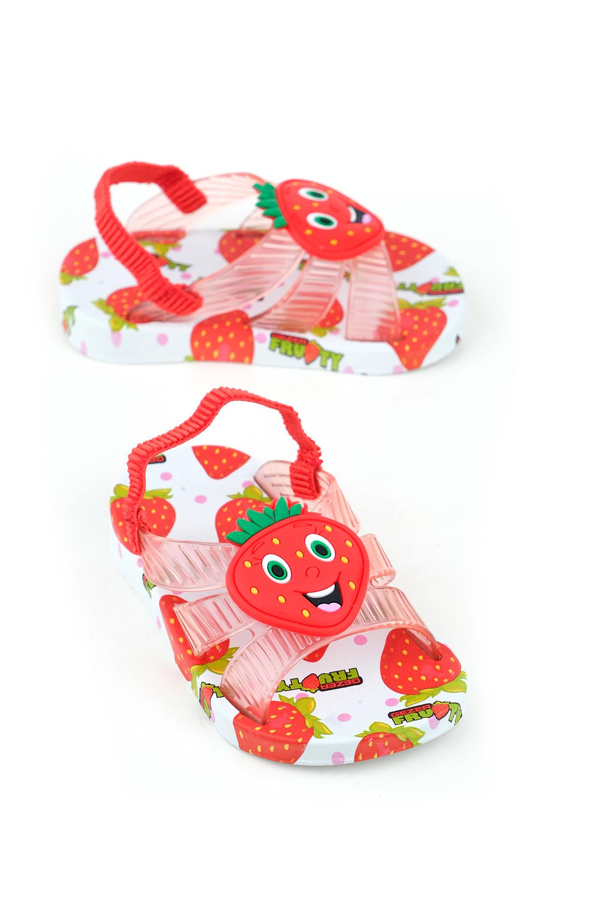 14167 Kız Bebe Islak Zemine Uygun Havuz Plaj Terlik-Sandalet - Görsel 2