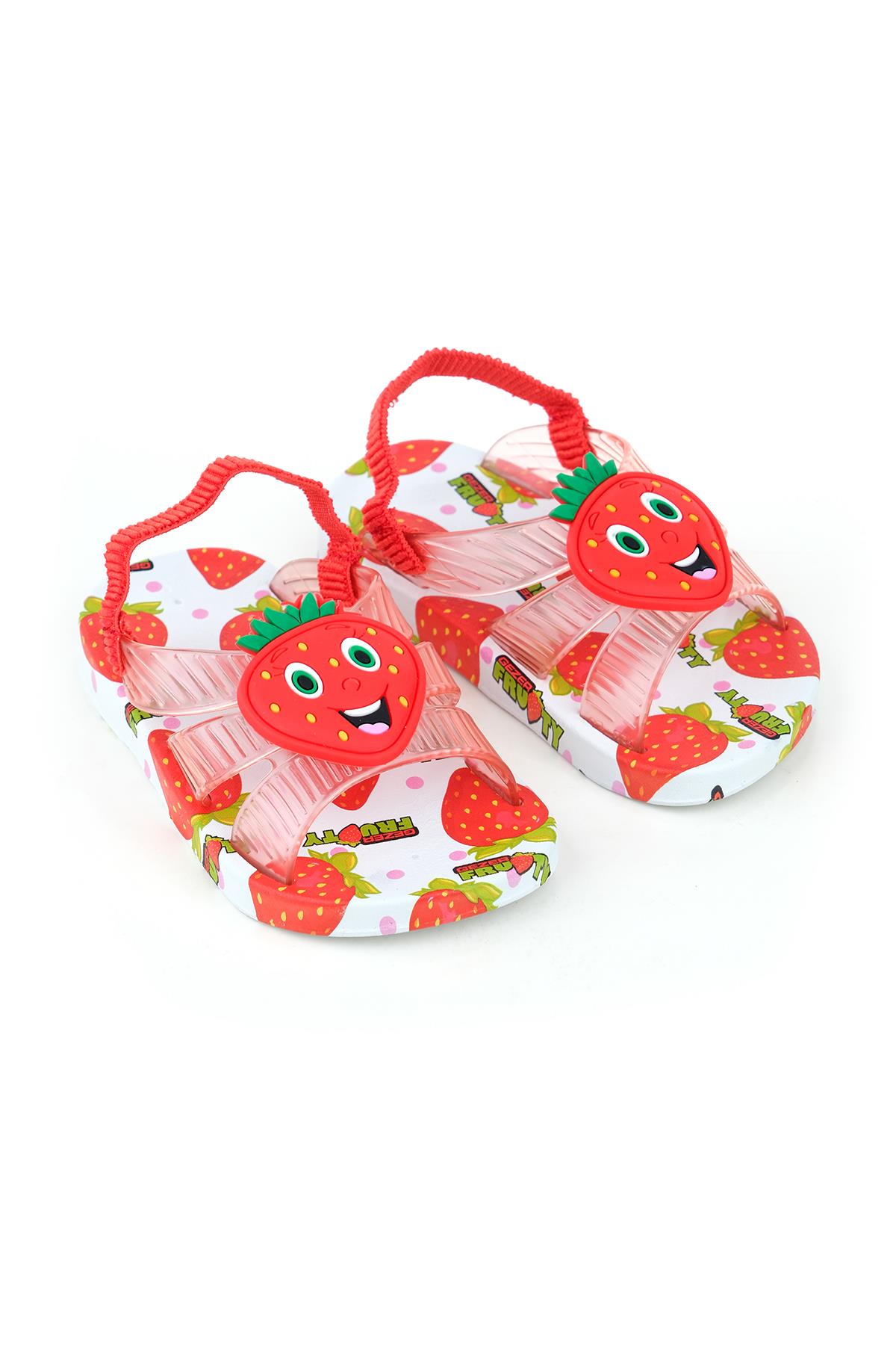 14167 Kız Bebe Islak Zemine Uygun Havuz Plaj Terlik-Sandalet - Görsel 4