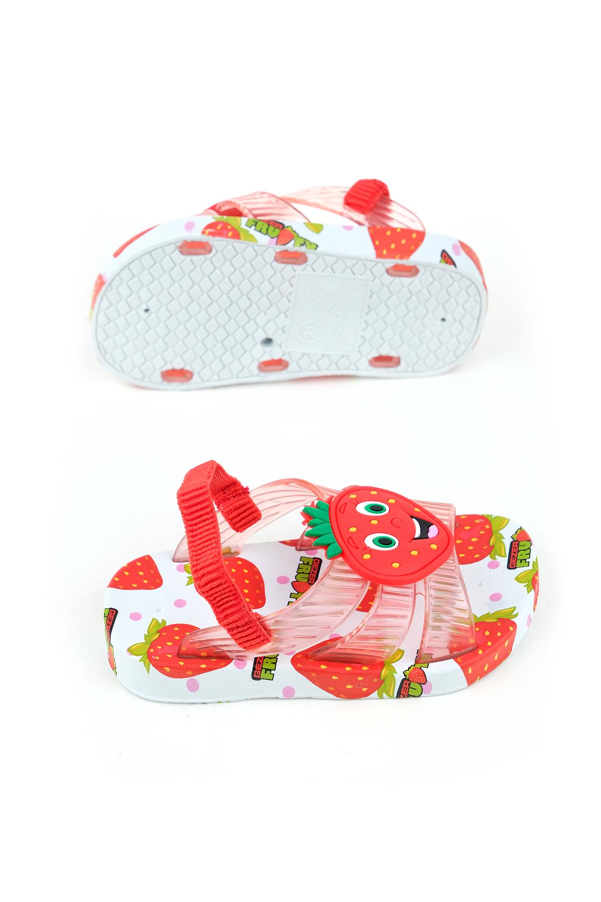14167 Kız Bebe Islak Zemine Uygun Havuz Plaj Terlik-Sandalet - Görsel 6