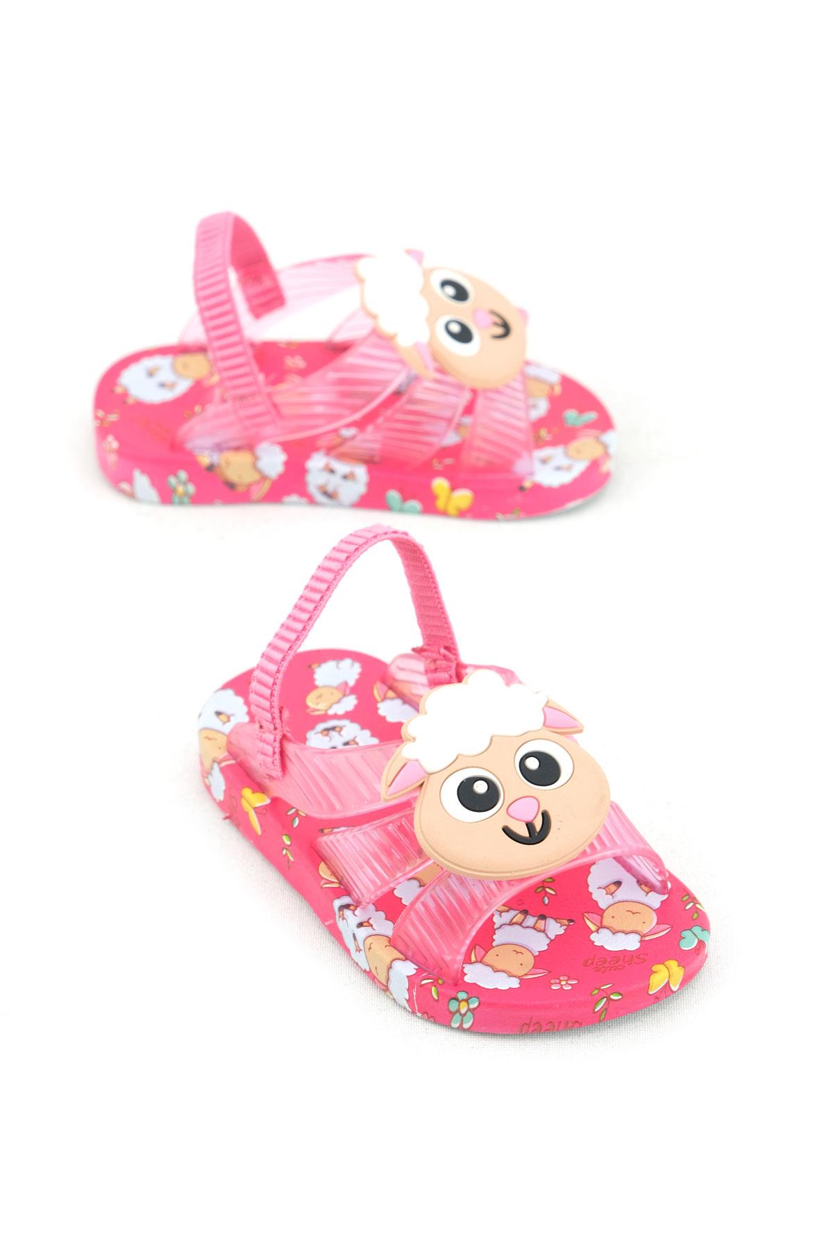 15133 Kız Bebe Islak Zemine Uygun Havuz Plaj Terlik-Sandalet - Görsel 2