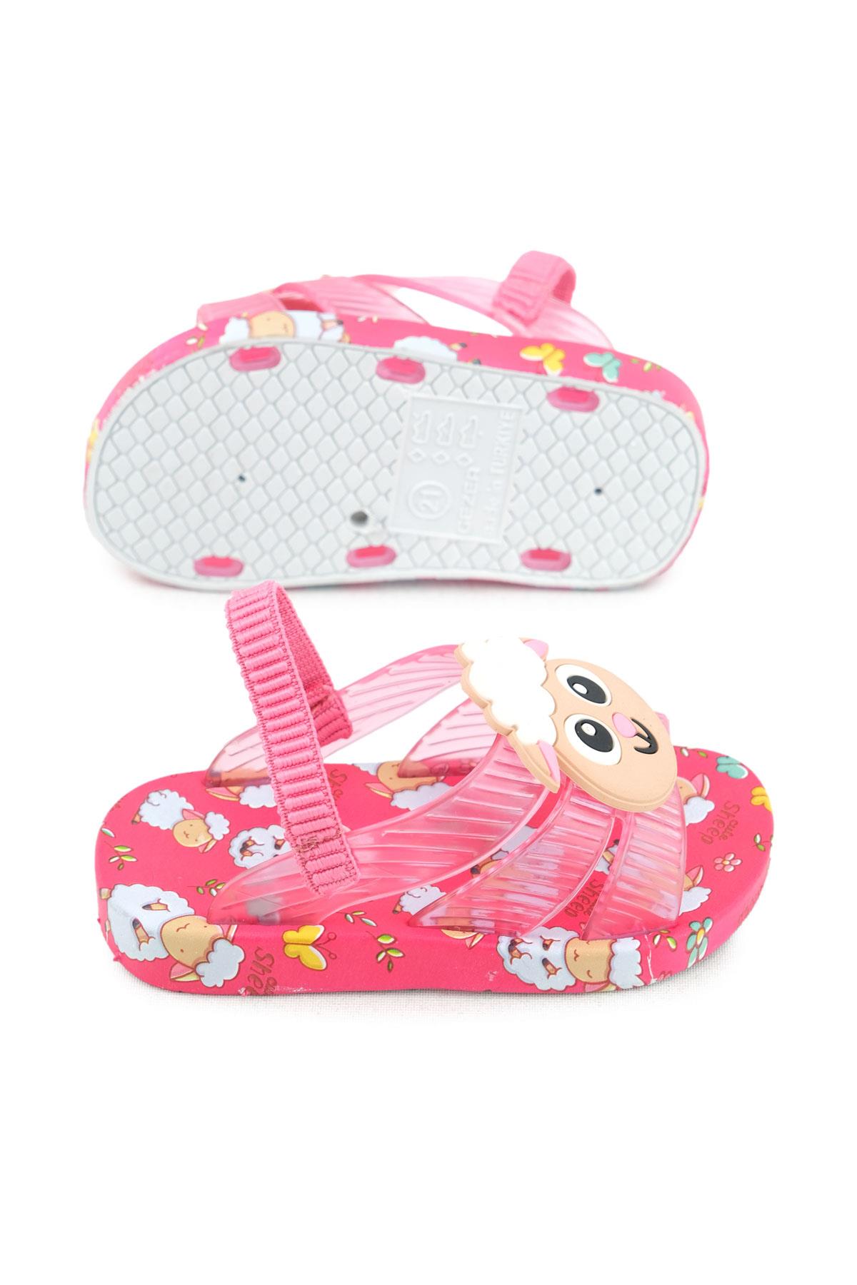 15133 Kız Bebe Islak Zemine Uygun Havuz Plaj Terlik-Sandalet - Görsel 6