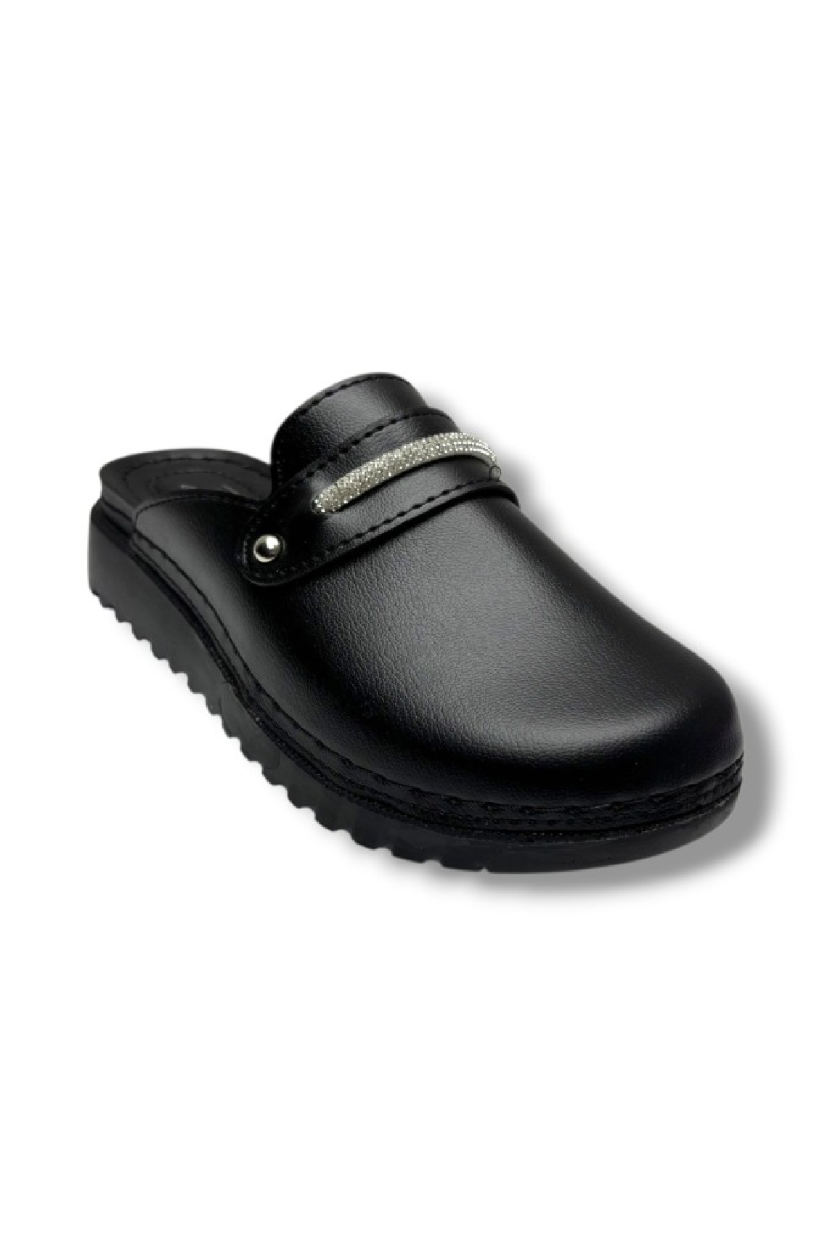 3103-26 Deri Ultra Soft Anatomik Sabo Kadın Terlik - Görsel 2