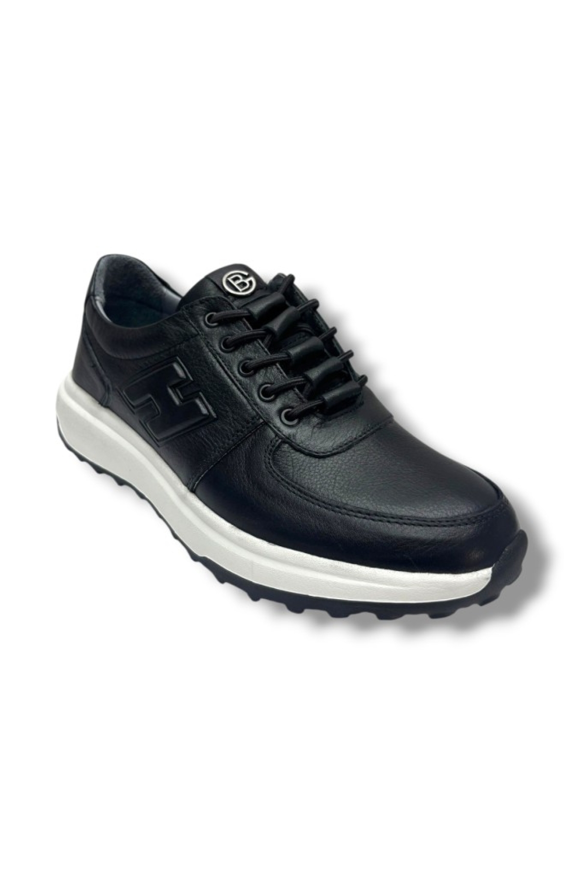 2006-26 Hakiki Deri Lastik Bağlı Anatomik Erkek Ayakkabı - Görsel 2