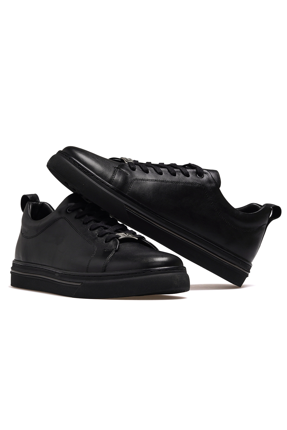 Pierre Cardin Siyah Pierre Cardin Hakiki Deri Erkek Casual Günlük Ayakkabı 25k 4202 M