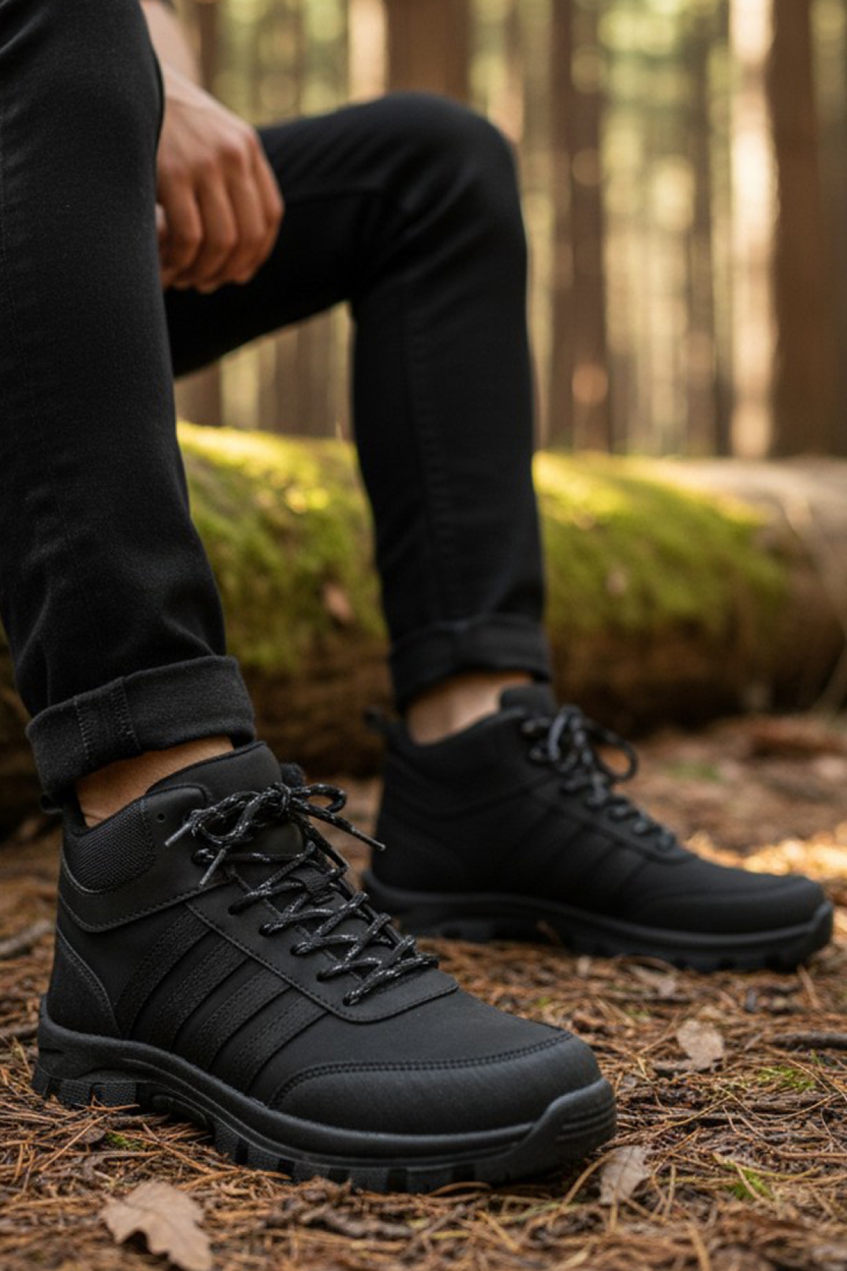 Paton Su ve Soğuk Dayanıklı Erkek Kadın Outdoor Bot Ayakkabı - Görsel 2