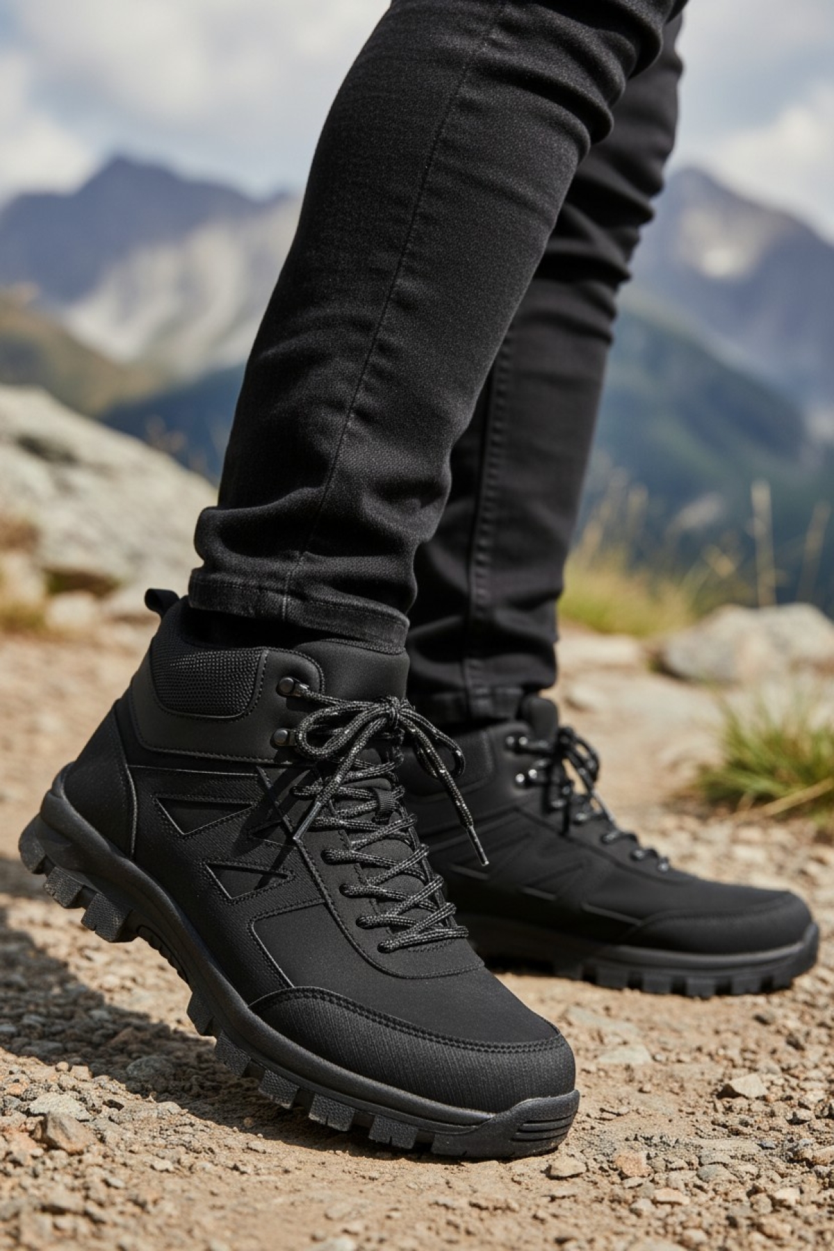 Paton Su ve Soğuk Dayanıklı Erkek Kadın Outdoor Bot Ayakkabı - Görsel 3