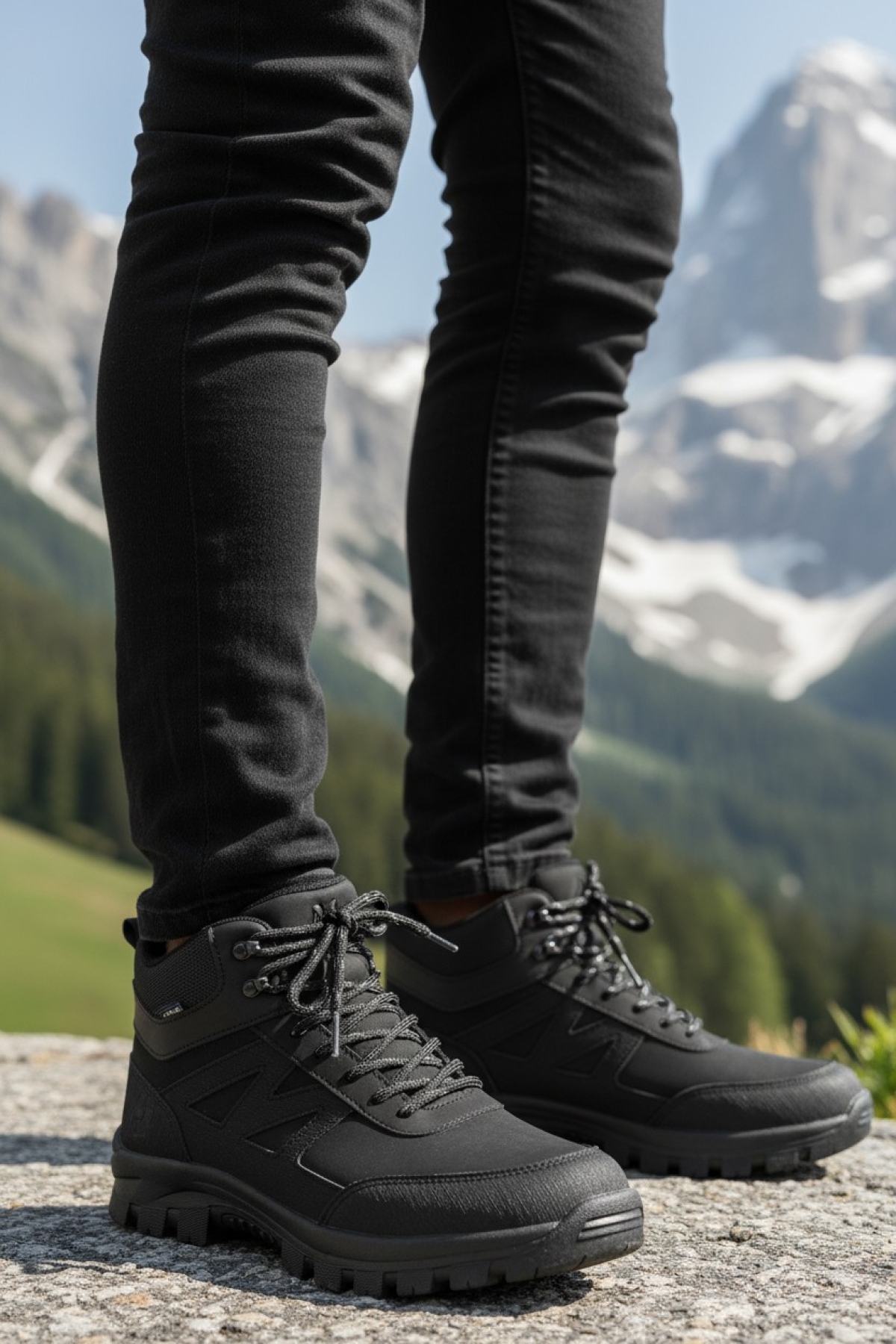 Paton Su ve Soğuk Dayanıklı Erkek Kadın Outdoor Bot Ayakkabı - Görsel 6