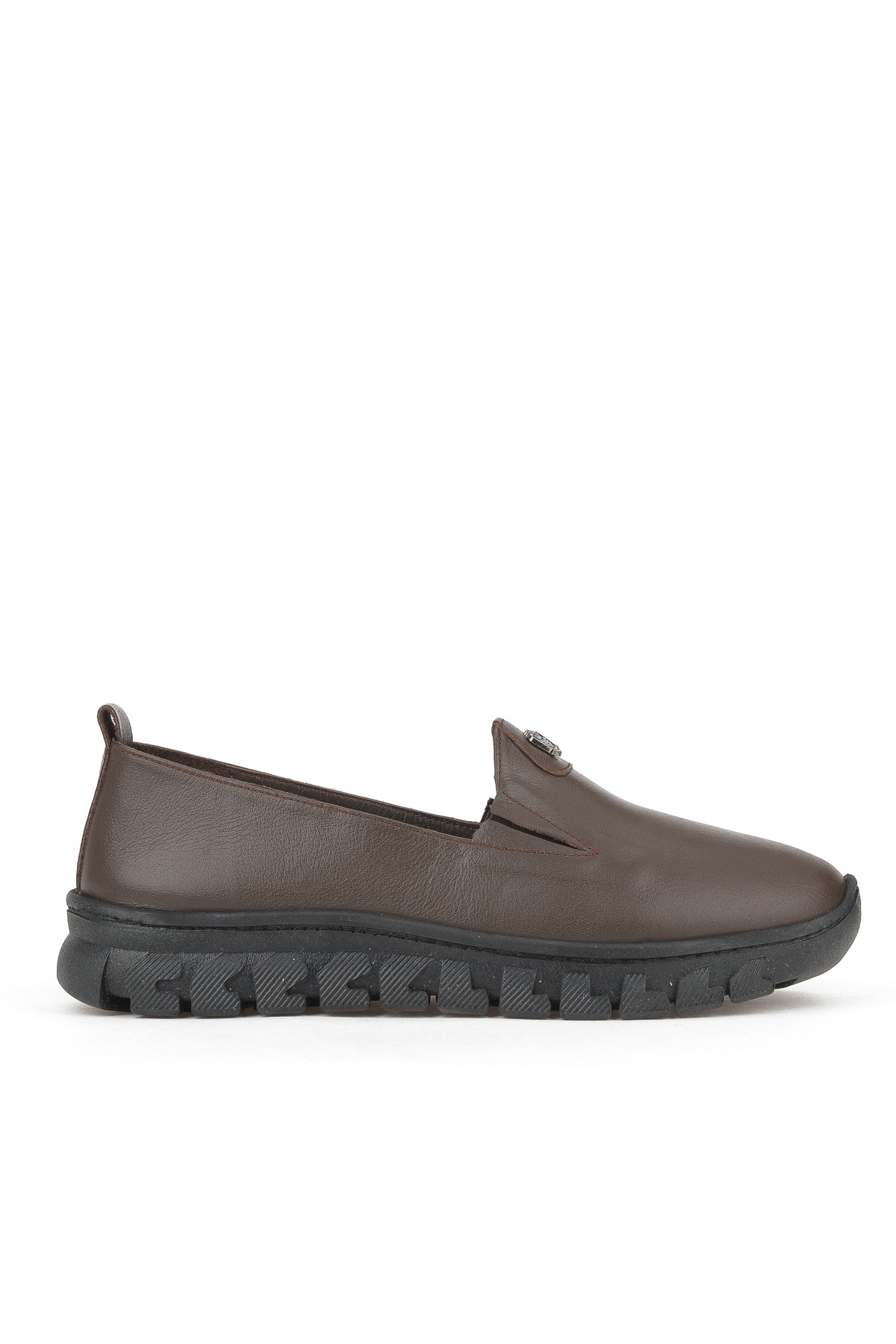 Kadın Hakiki Deri Konfor Ayakkabı 153387Z02025 Kahve - Görsel 2