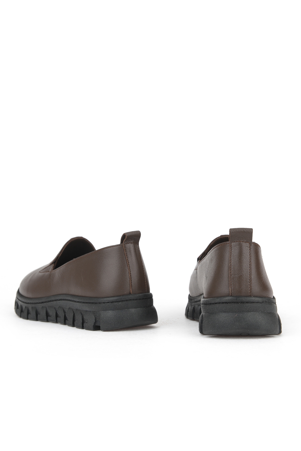 Kadın Hakiki Deri Konfor Ayakkabı 153387Z02025 Kahve - Görsel 4