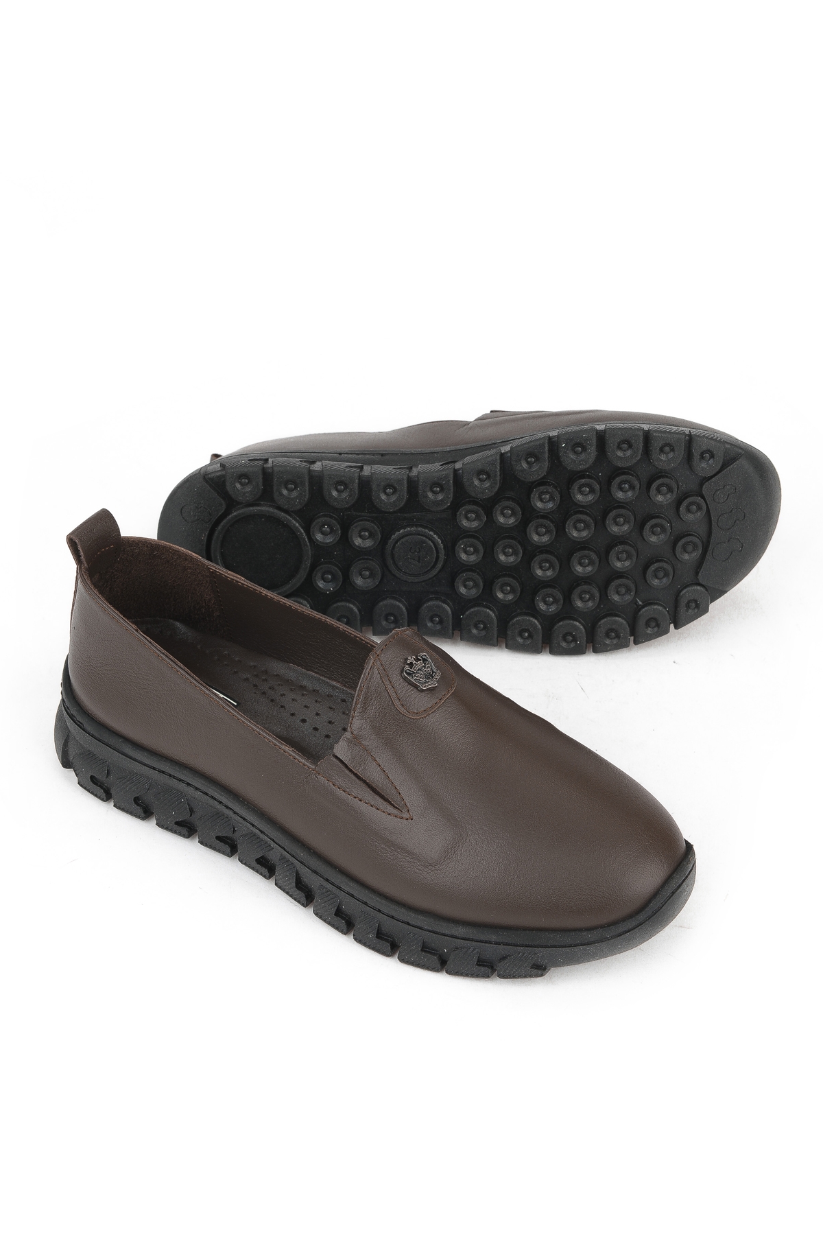 Kadın Hakiki Deri Konfor Ayakkabı 153387Z02025 Kahve - Görsel 5