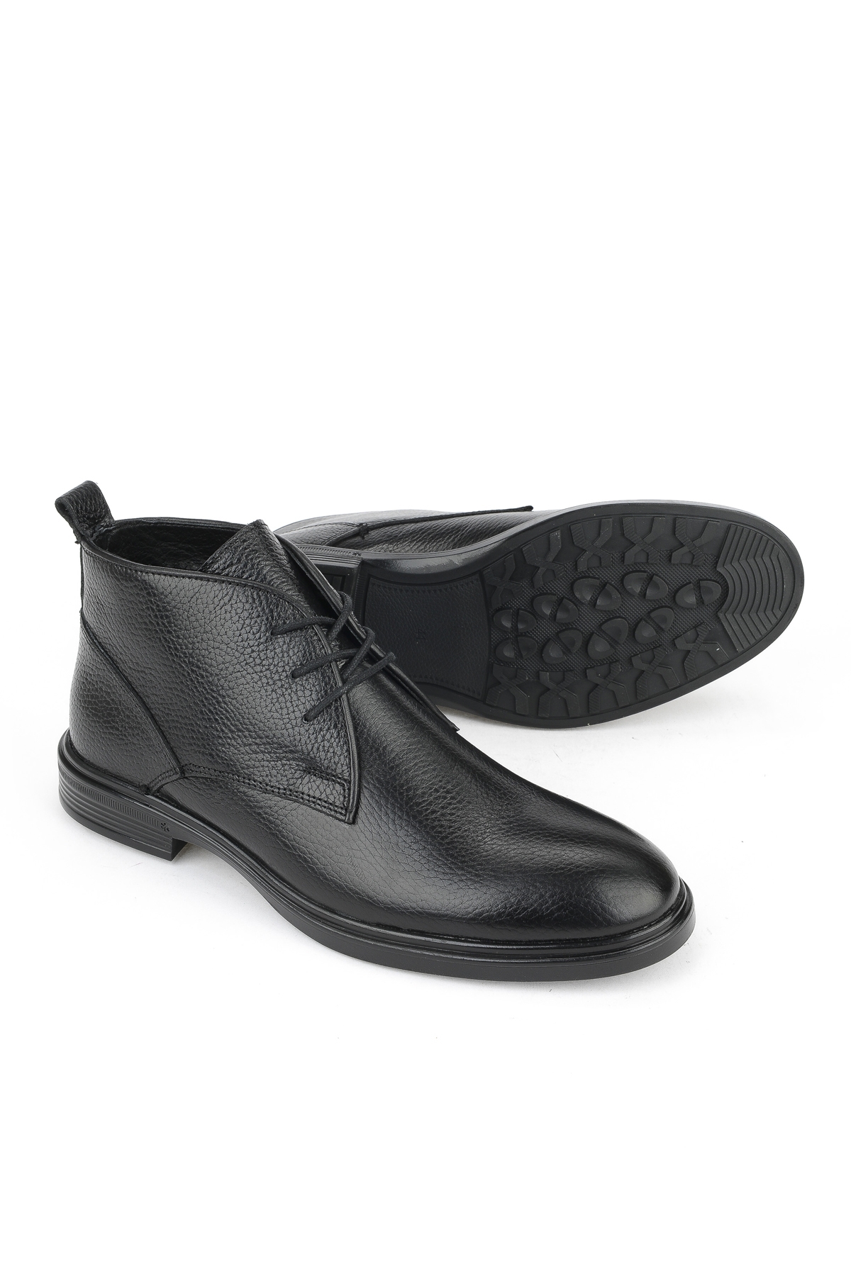 Erkek Hakiki Deri Bot 1531007Z8256 Siyah - Görsel 5