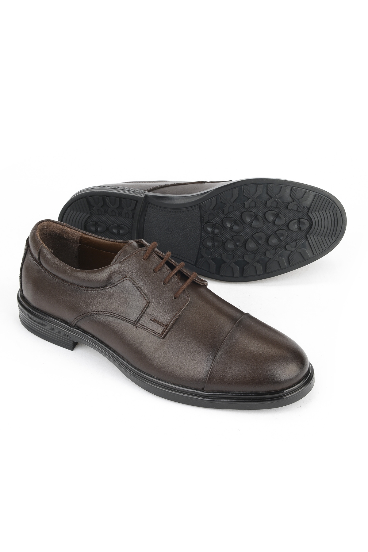 Erkek Hakiki Deri Ayakkabı 1531007Z9256 Kahve - Görsel 5