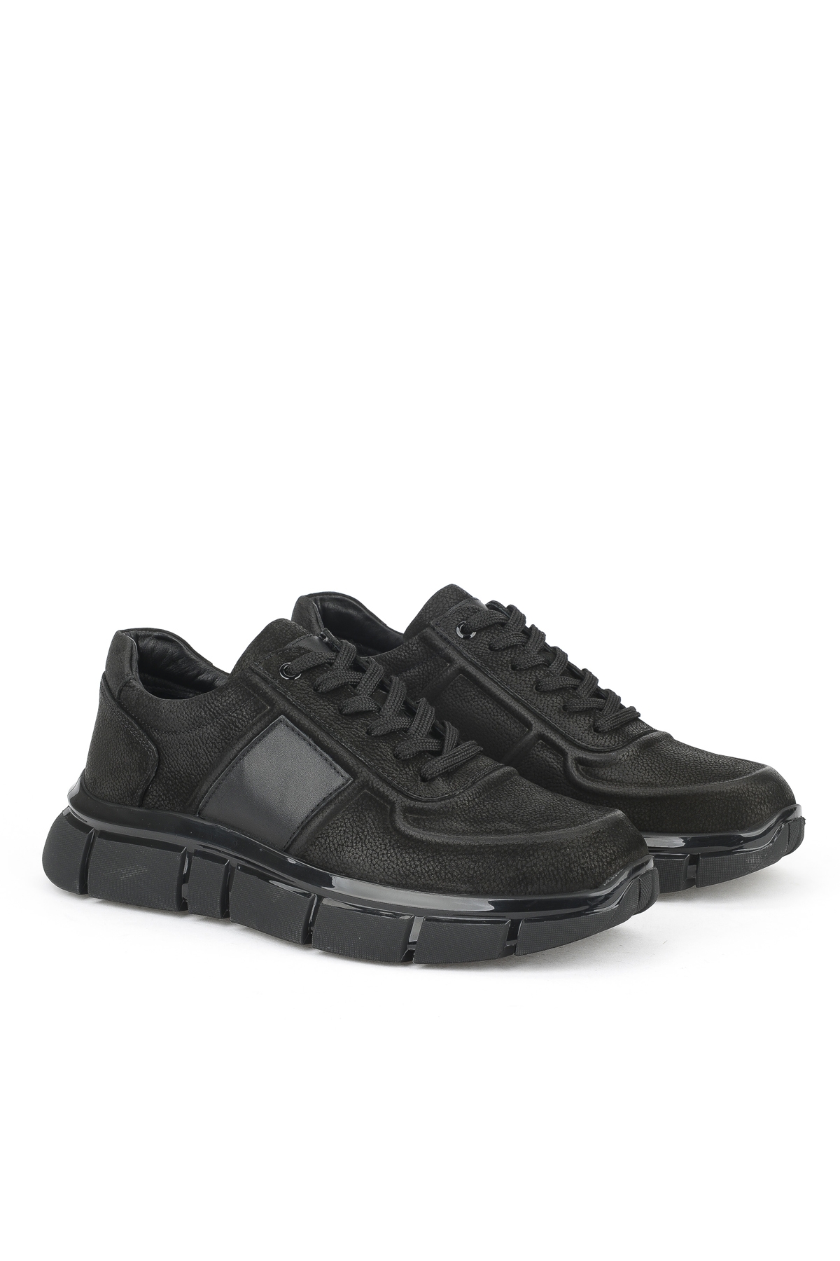 Erkek Hakiki Deri Ayakkabı 1531025Z25102 Siyah - Görsel 3