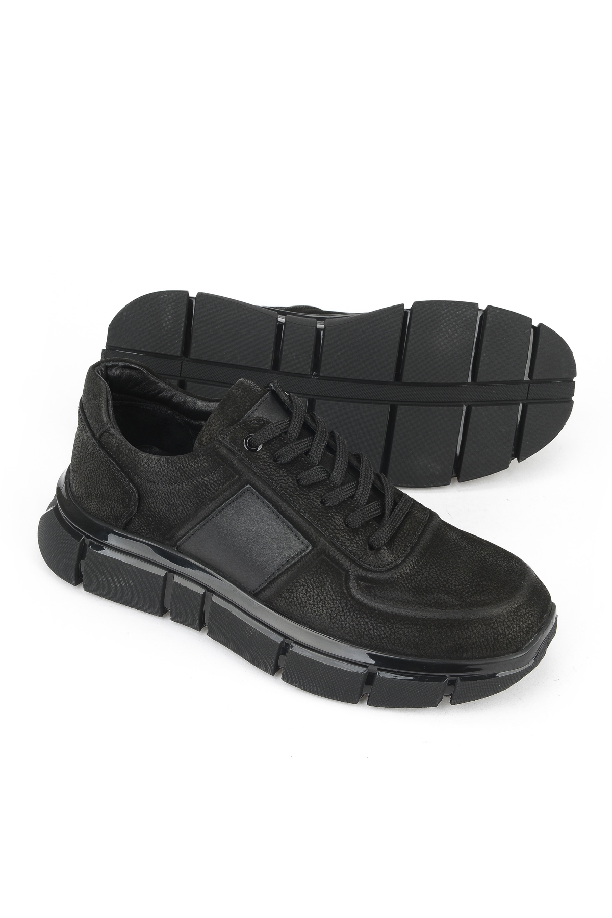 Erkek Hakiki Deri Ayakkabı 1531025Z25102 Siyah - Görsel 5