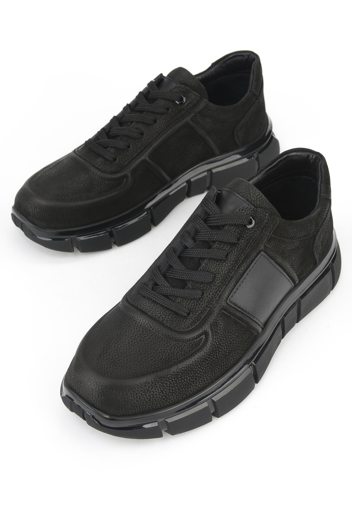 Erkek Hakiki Deri Ayakkabı 1531025Z25102 Siyah - Görsel 6