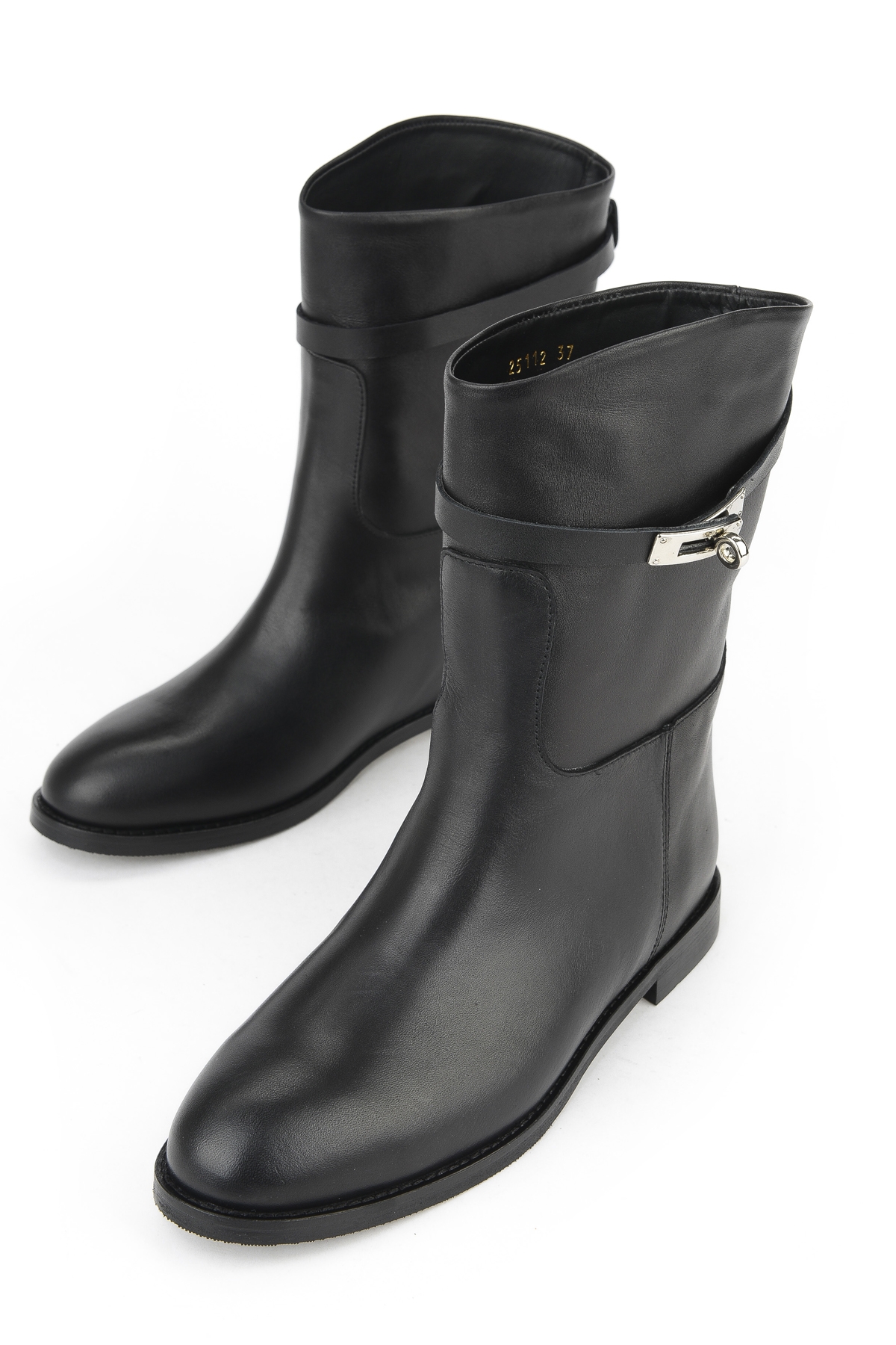 Kadın Hakiki Deri Çizme 1531030Z25112 Siyah - Görsel 6