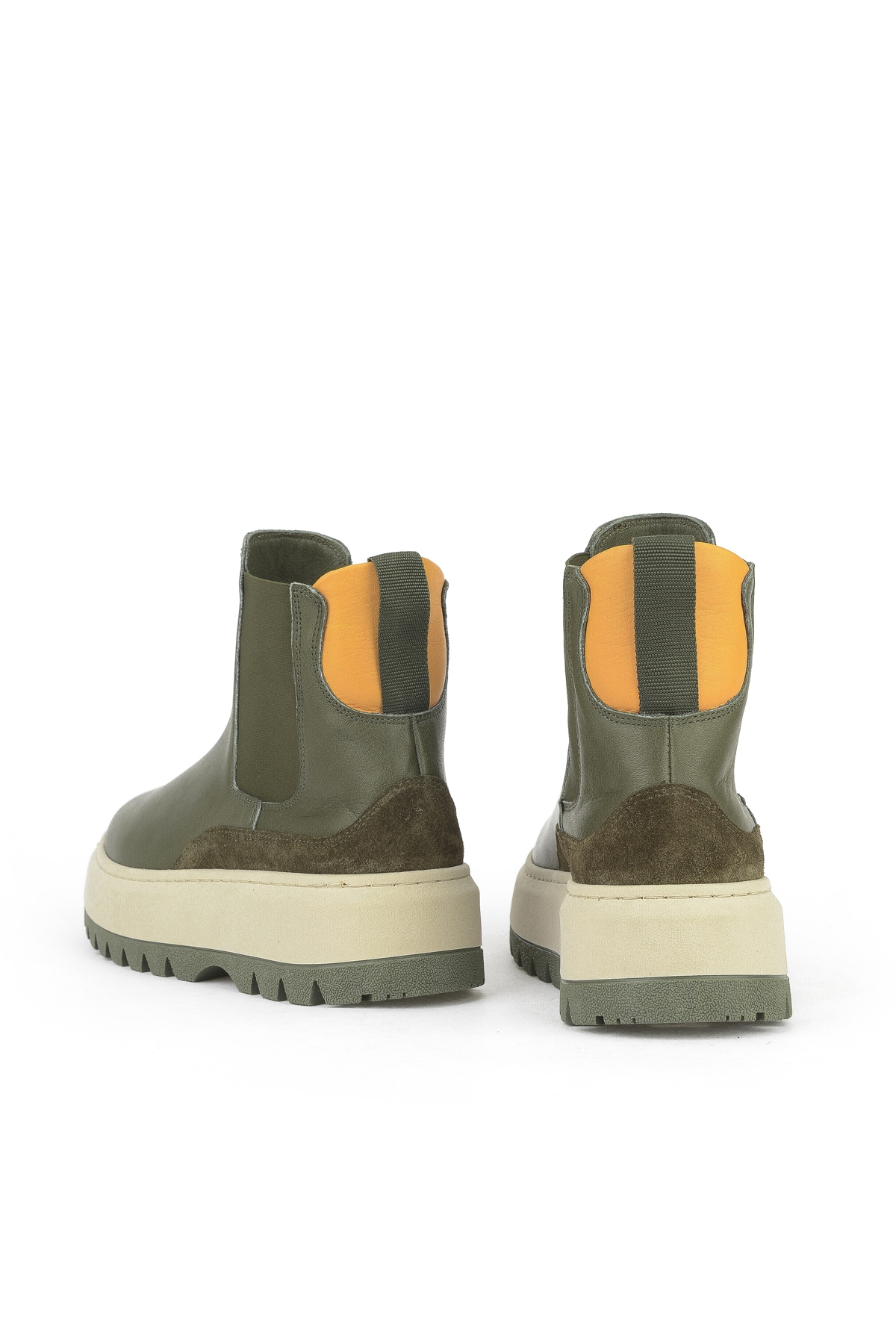 Kadın Hakiki Deri Bot 1531020Z19402 Haki - Görsel 4