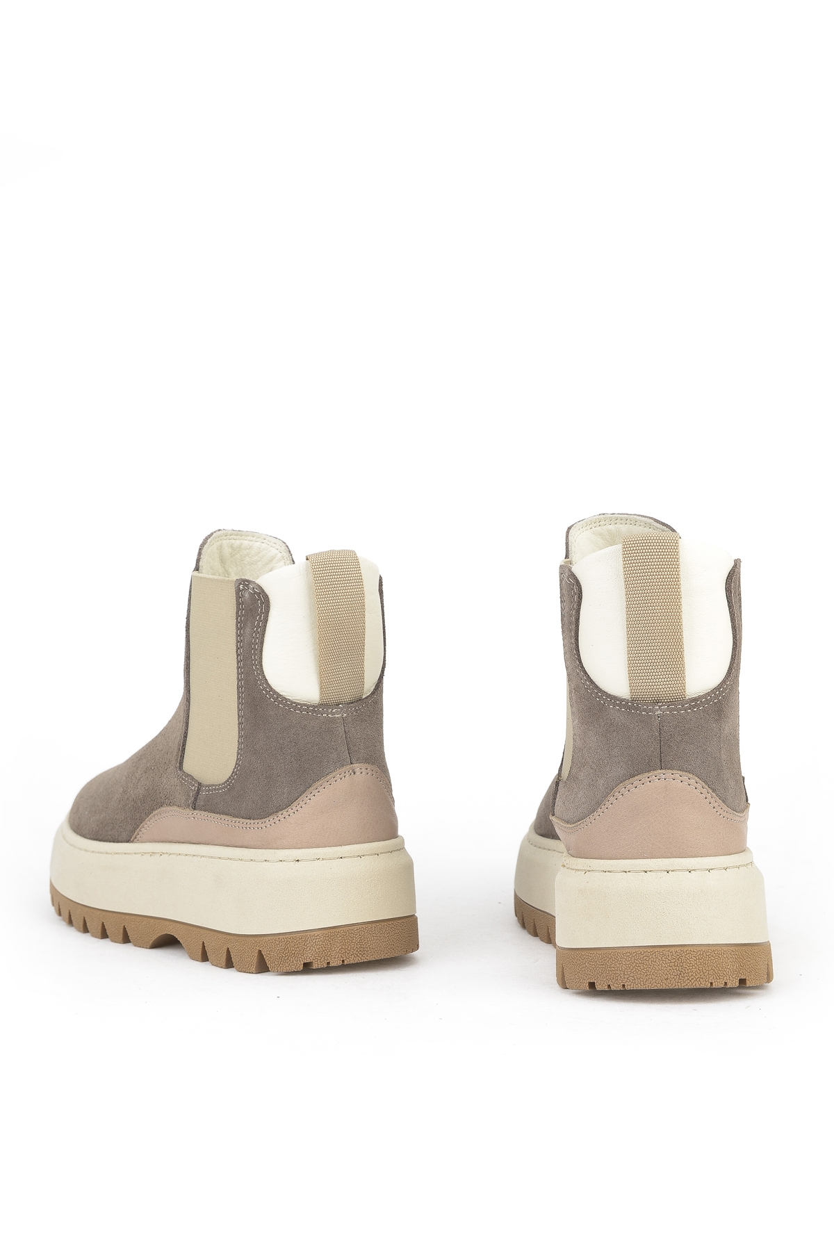 Kadın Hakiki Deri Bot 1531020Z194022 Vizon - Görsel 4